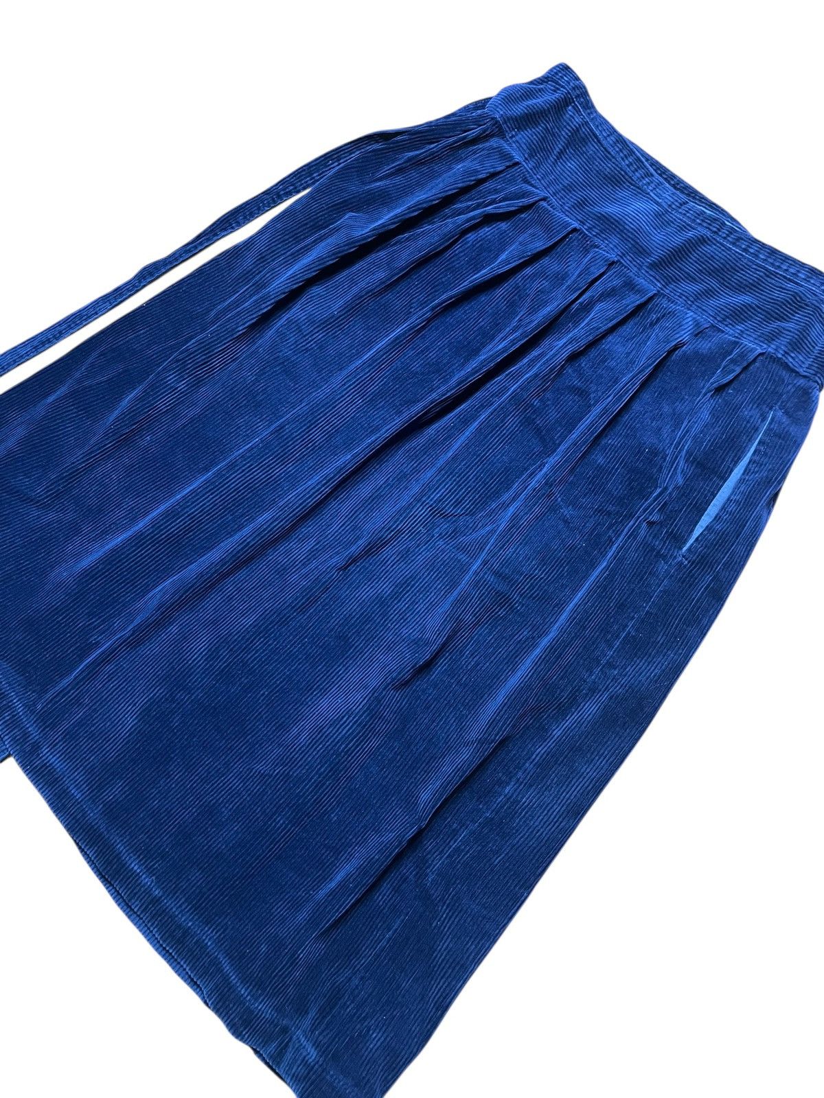 Comme des Garcons 90s Robe de Chambre Comme des Garçons pleated Corduroy Skir Size 27" / US 4 / IT 40 - 2 Thumbnail
