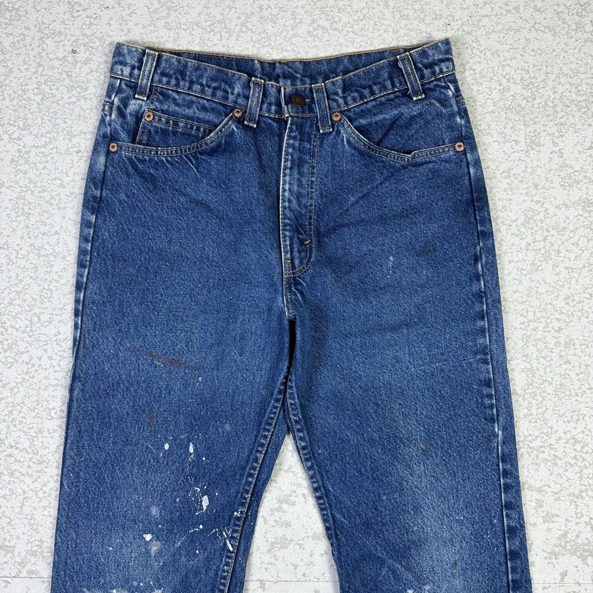 If Six Was Nine Vintage 80s Levis 517 Orange Tab Flared Denim Pant Size US 30 / EU 46 - 4 Thumbnail