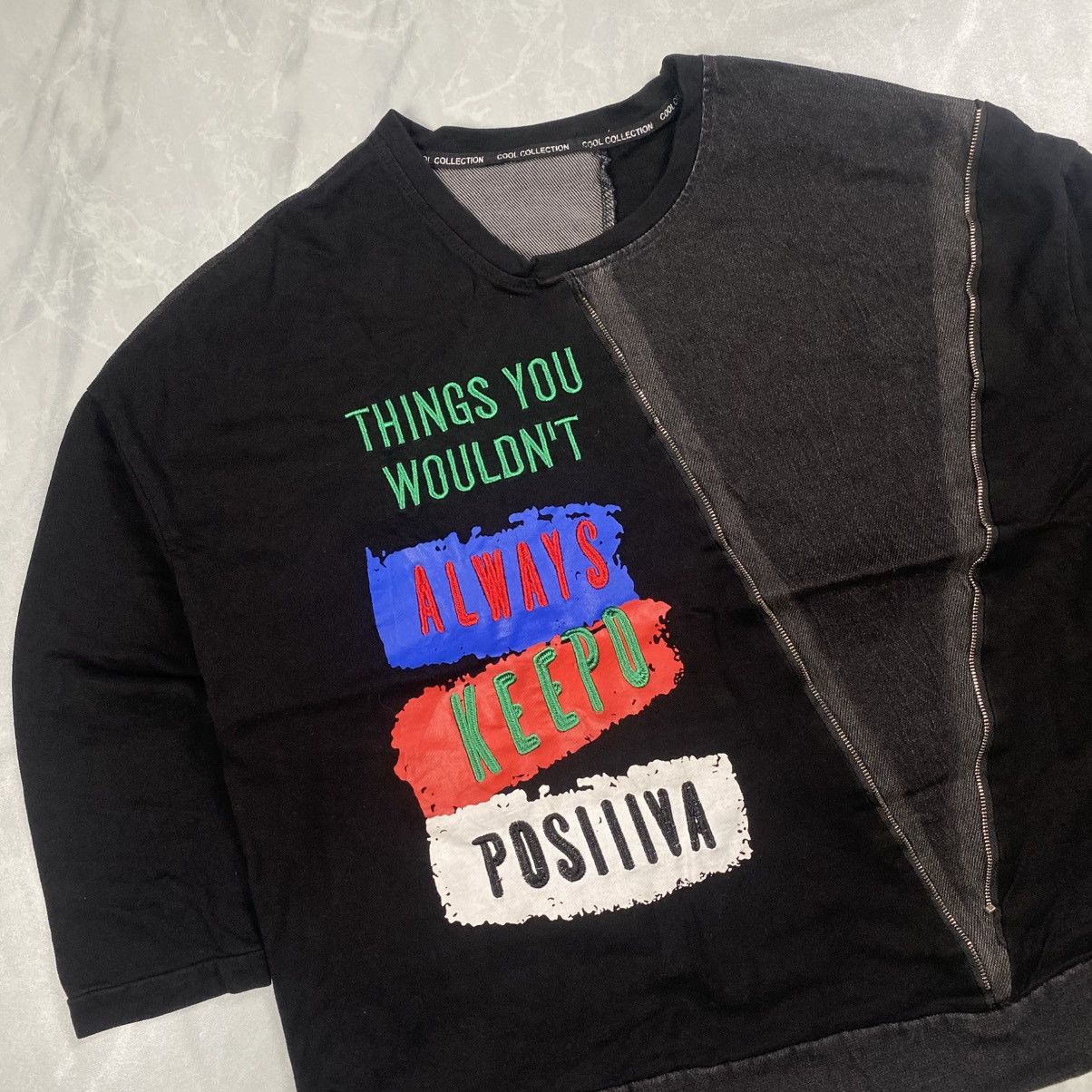 Japanese Brand y2k Across Punk Goth Patches Style Crewneck Size L / US 10 / IT 46 - 2 Thumbnail