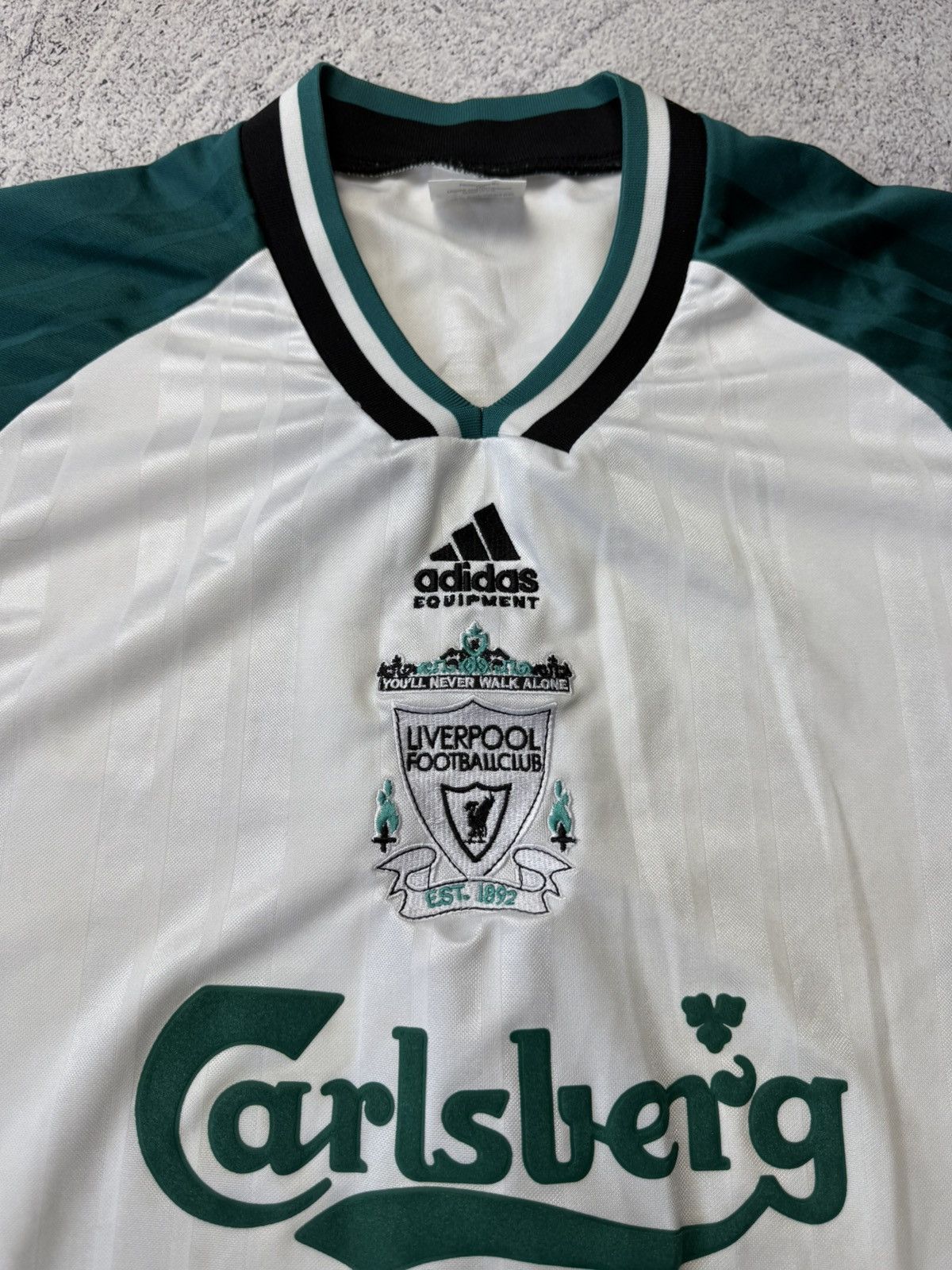 Adidas Vintage Adidas Equipment Liverpool Soccer Jersey 90s Y2K Size US M / EU 48-50 / 2 - 14 Thumbnail