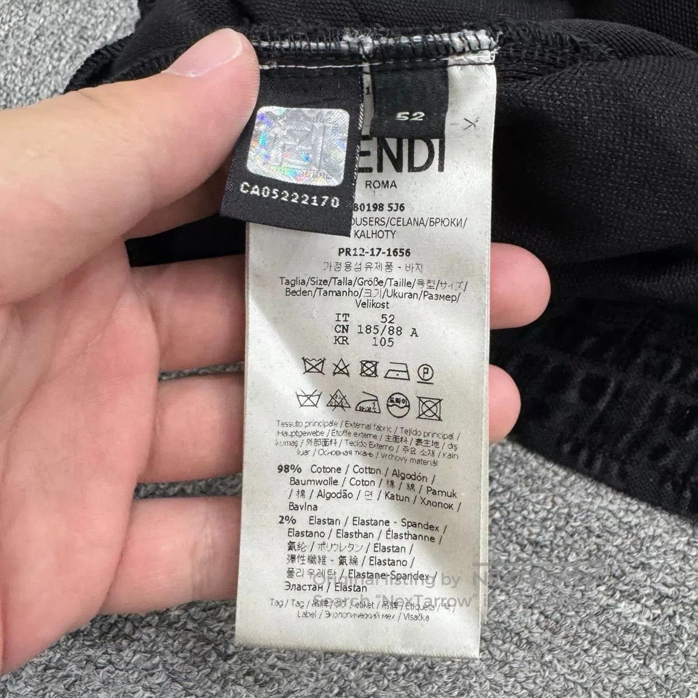 Fendi Fendi Double F Flocked Shorts. Size US 33 - 5 Thumbnail