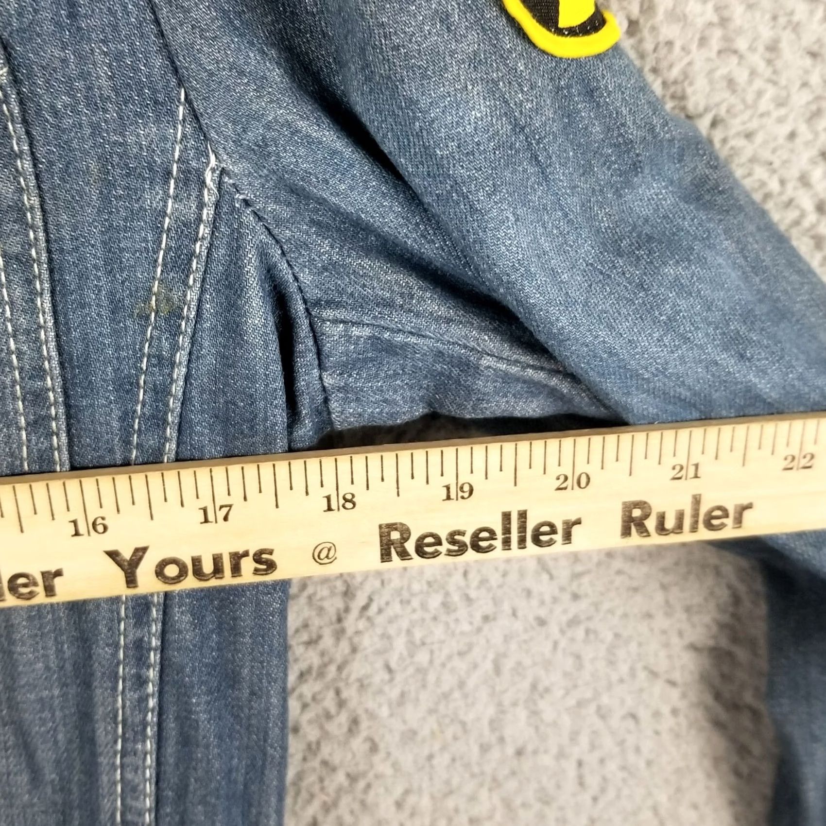 Vintage Lee Cooper Denim Jacket S Motorcycle Jacket Unisex Adults Black Vintage Coat Hip Hop 90s Theme Size US S / EU 44-46 / 1 - 6 Thumbnail