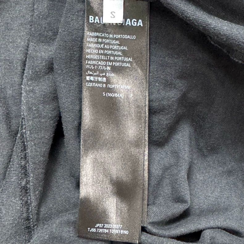 Balenciaga Balenciaga Black damage design wheat ear scissors short sl Size US S / EU 44-46 / 1 - 4 Thumbnail