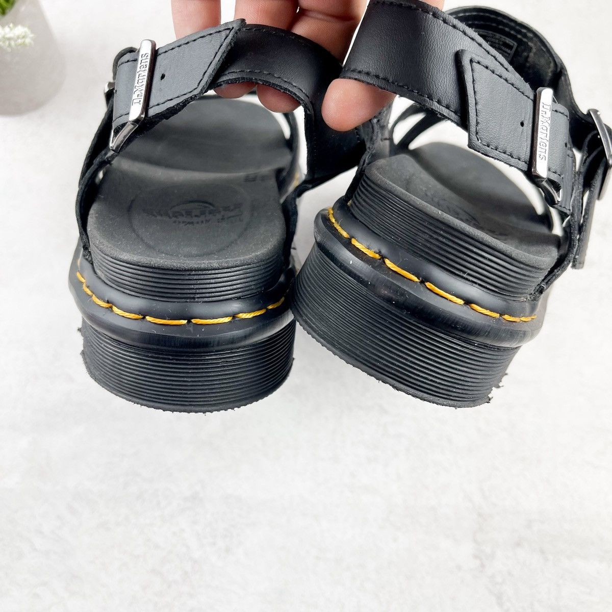 Dr. Martens Dr. Martens voss ii women's leather strap sandals in Black Size US 12 / IT 42 - 5 Thumbnail