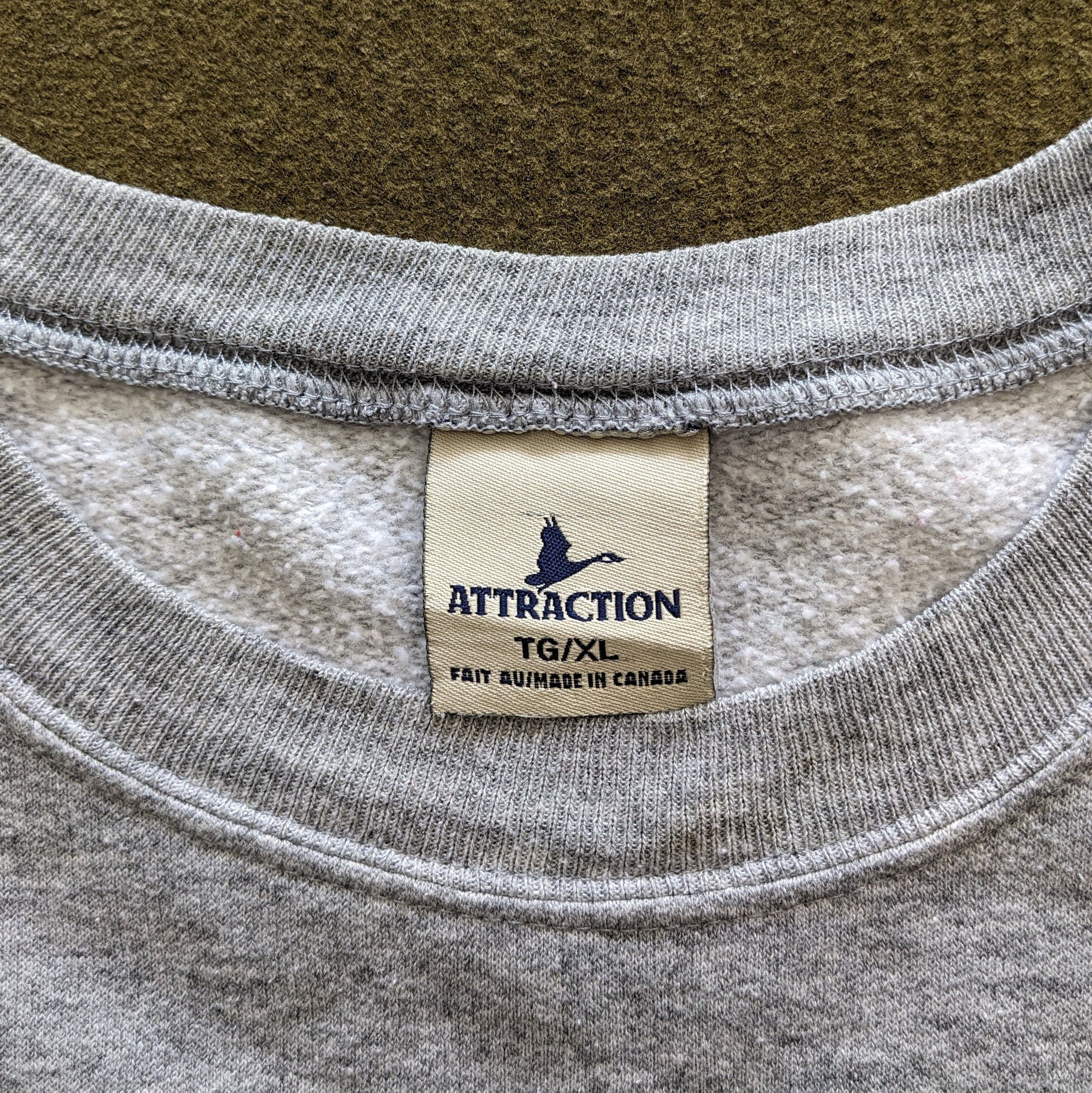Other Vintage ATTRACTION CANADA Streetwear Sweatshirt Size US XXL / EU 58 / 5 - 5 Thumbnail