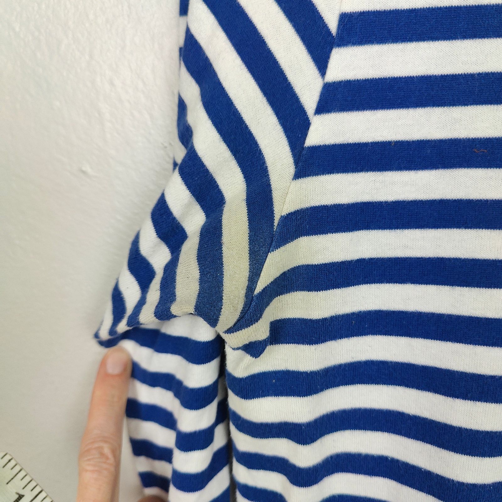 Comme des Garcons PLAY Play Comme des Garcons Striped Top Womens Medium Blue White Size M / US 6-8 / IT 42-44 - 5 Thumbnail