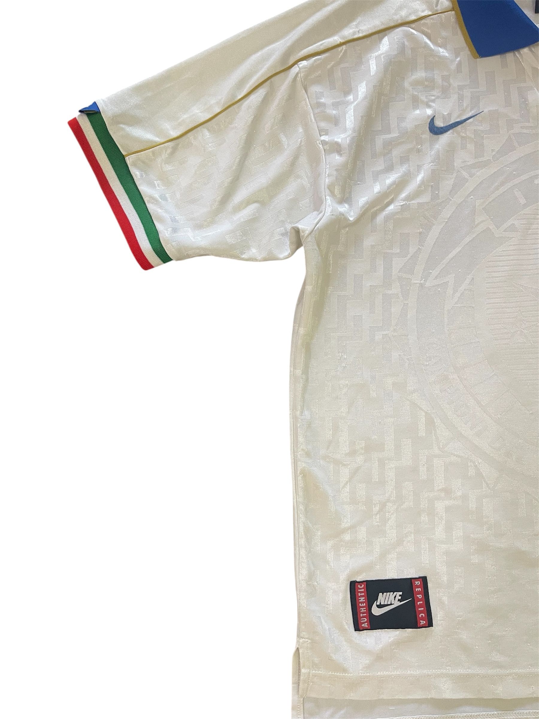 Nike Vintage 1996 Italy Jersey Made in Gt. Britain Size US L / EU 52-54 / 3 - 3 Thumbnail