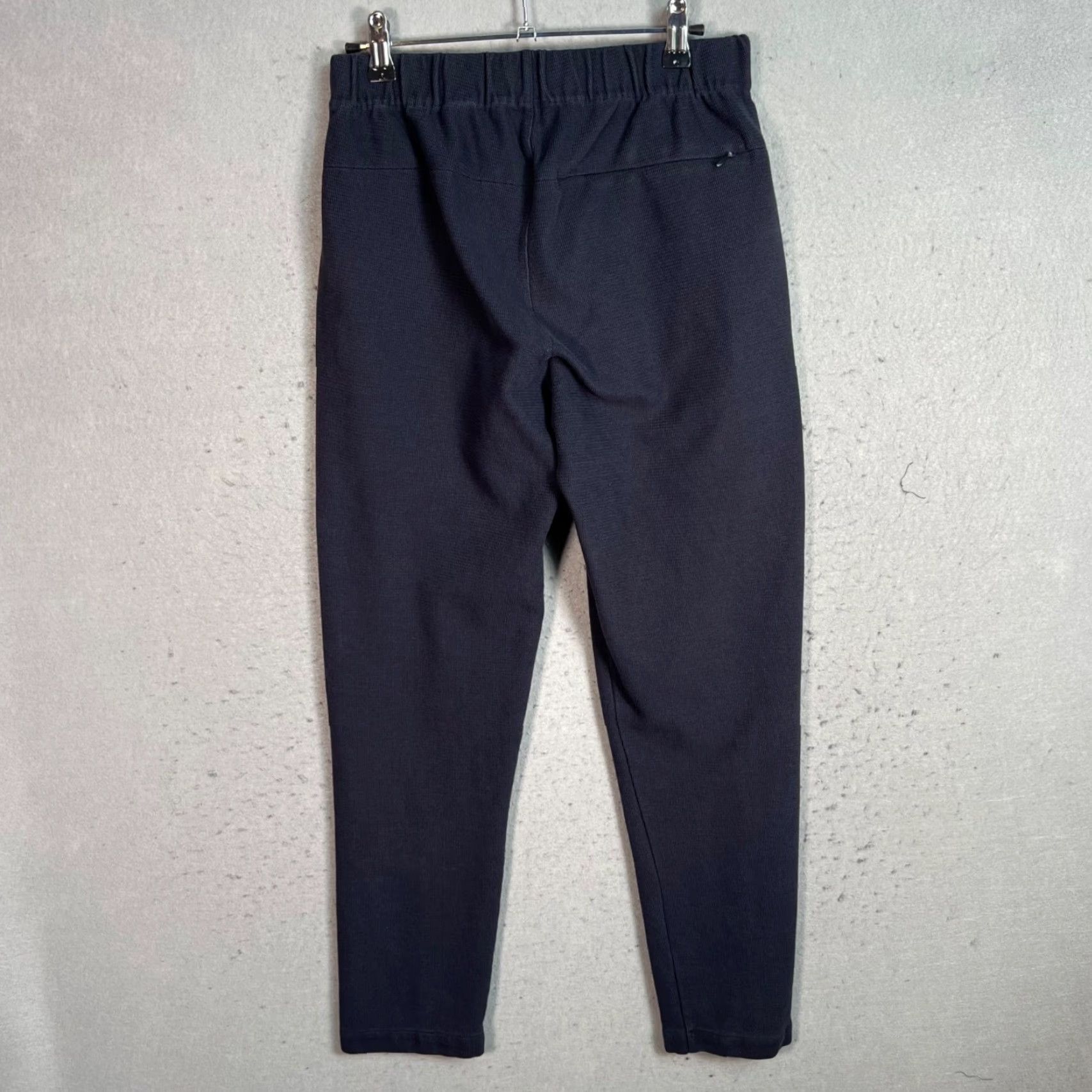 Vintage Hamilton & Hare Mens XS Navy Blue Cotton Blend Pants Tapered Leg Chino Flat Front Regular Navy Mens XS Pants Size US 27 - 2 Thumbnail