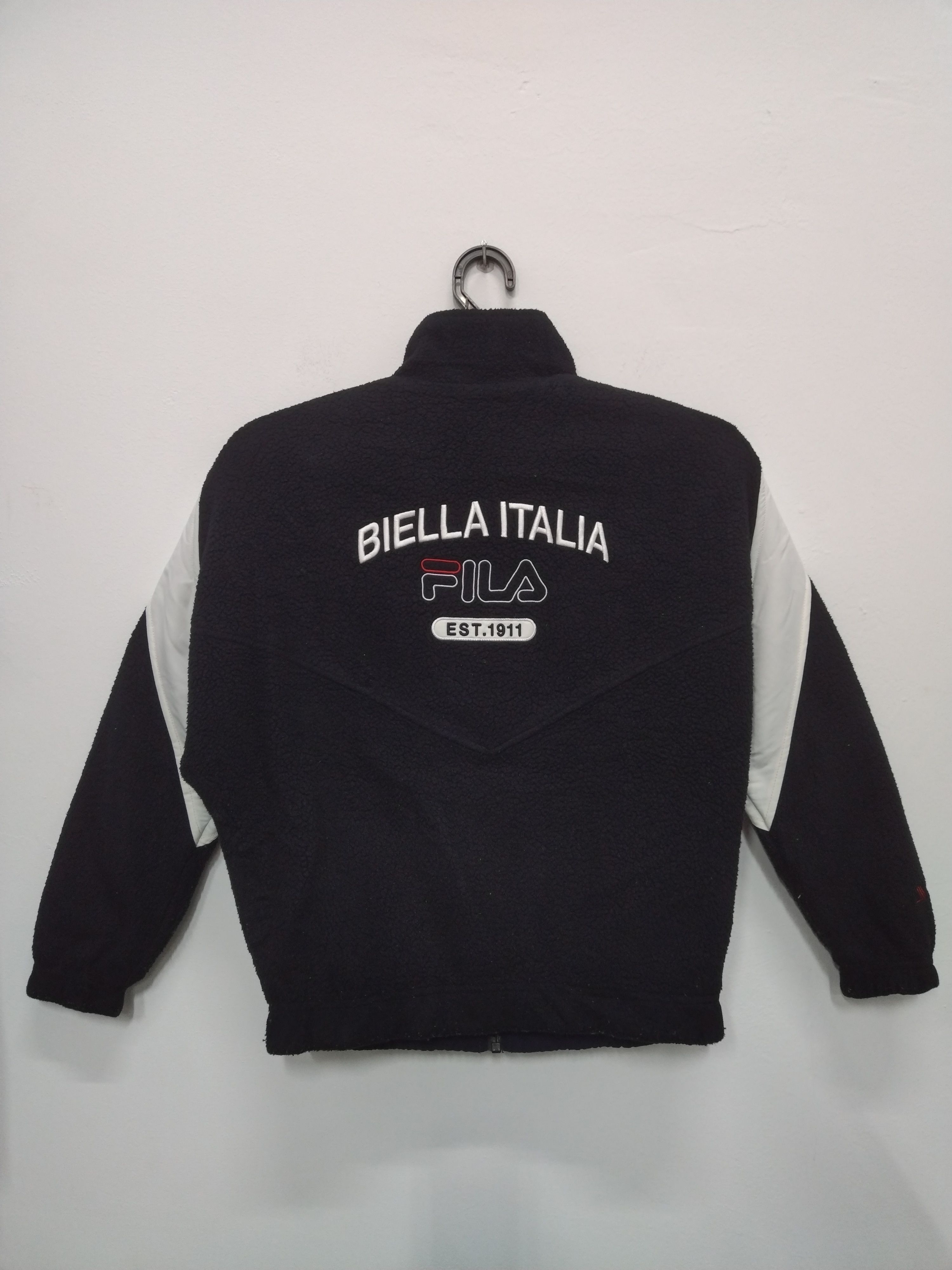 Fila REVERSIBLE💥 Fila biella italia Bomber Fleece & nylon Size US S / EU 44-46 / 1 - 10 Thumbnail
