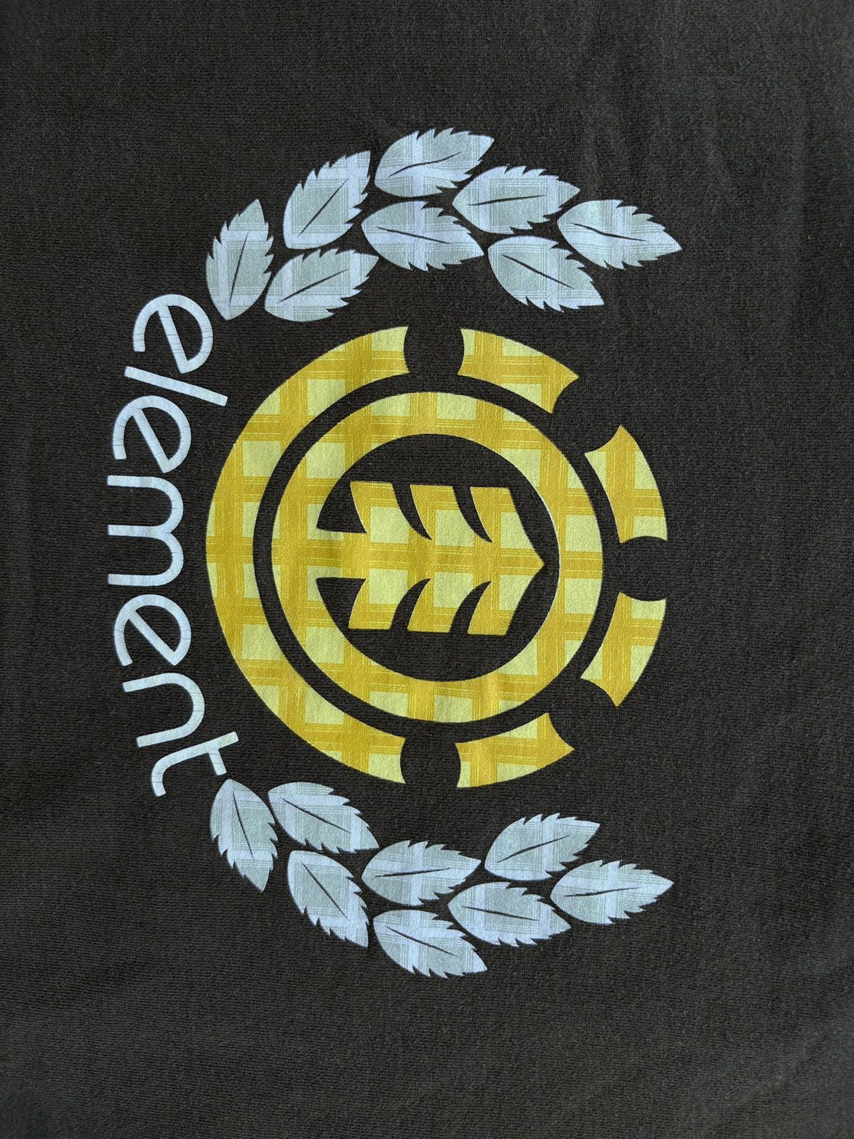 Element Vintage Y2K Element Brown/Yellow Pullover Hoodie Size L Size US L / EU 52-54 / 3 - 4 Thumbnail