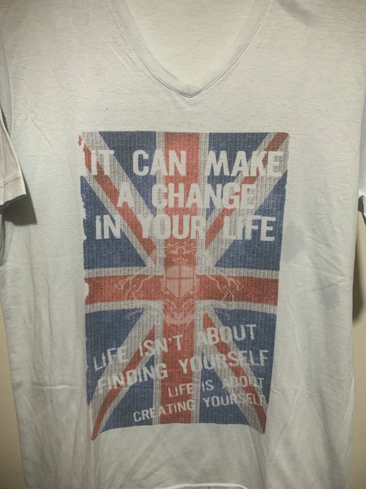 Japanese Brand Japanese Mind Games Poem Quotes Union Jack Tee Size US L / EU 52-54 / 3 - 4 Thumbnail