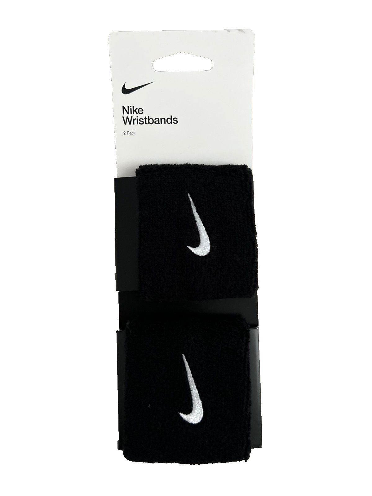 Nike Nike Swoosh Wristband Set of 2 Black ( O/S ) Size ONE SIZE - 2 Thumbnail