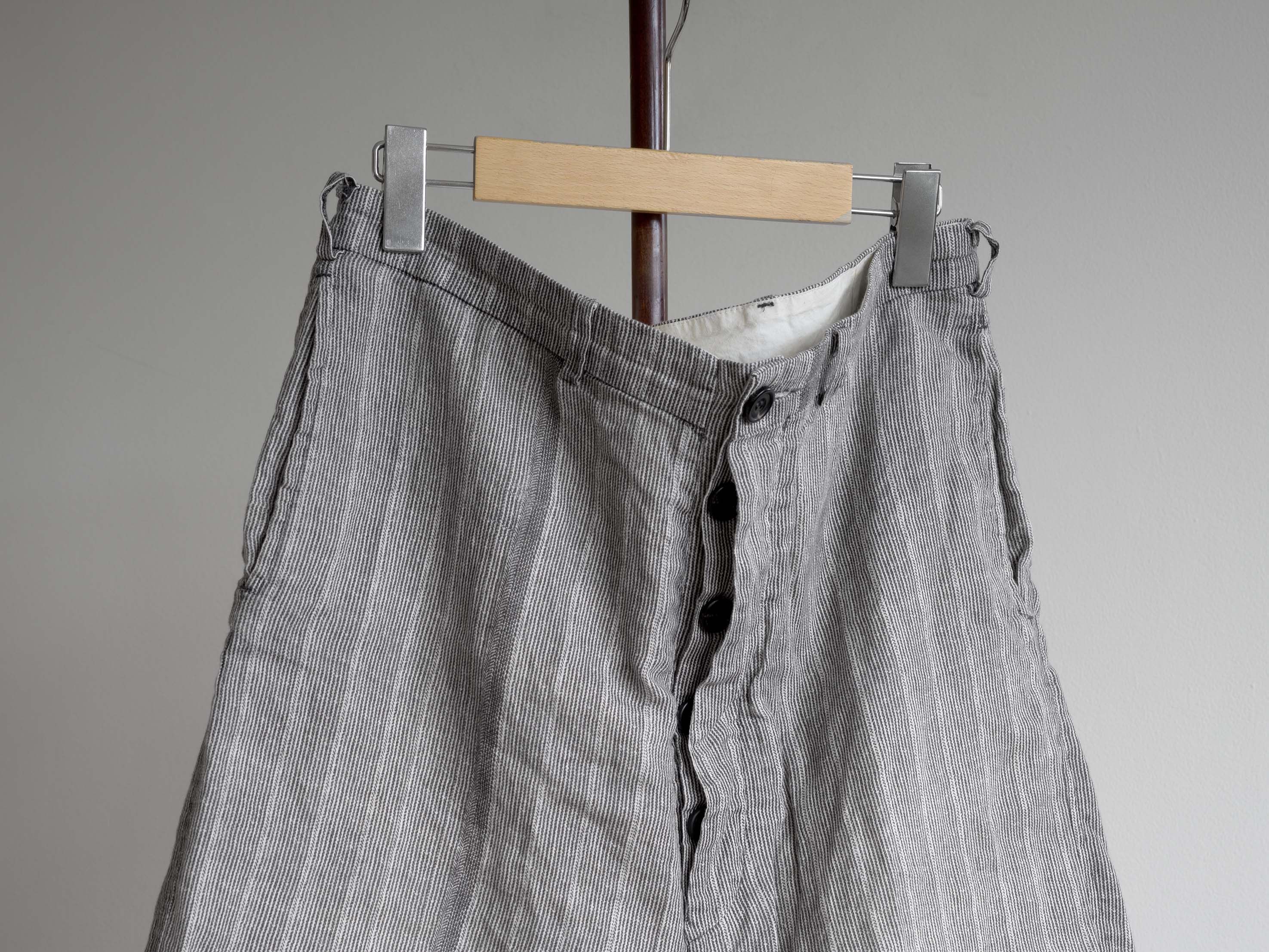 PAUL HARNDEN SHORTS LINEN STRIPE