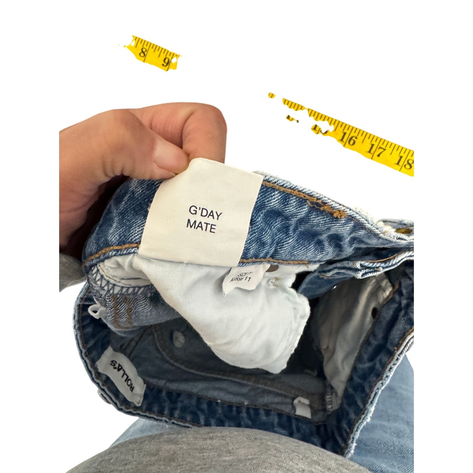 Rolla's Rolla's Classic Straight high-rise jeans in a 90's size 29 Size 29" - 8 Thumbnail