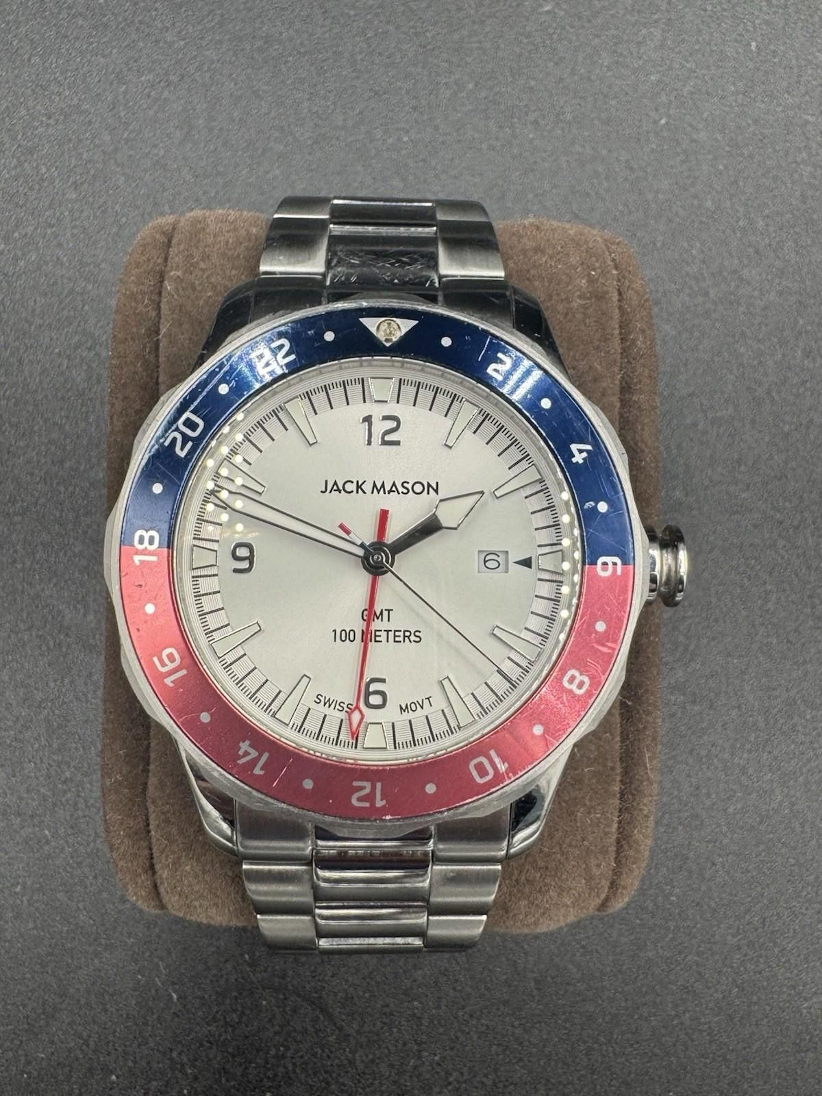 Other Sleek Jack Mason Halyard GMT Pepsi Blue Red Bezel | Link Ste Size ONE SIZE - 1 Thumbnail
