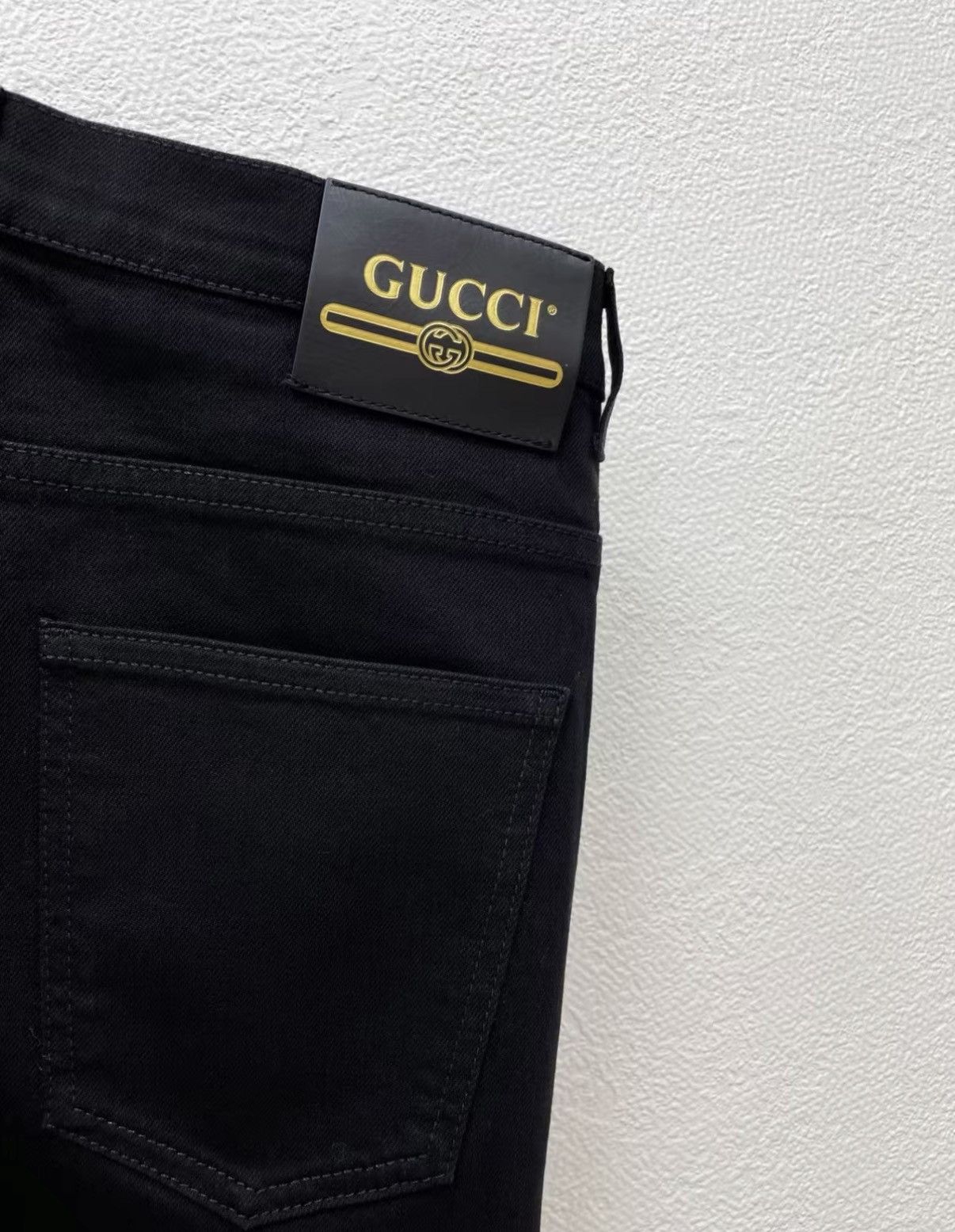 Gucci GUCCI High Waist Skinny Black Stretch Jeans J30 Size US 29 - 7 Thumbnail