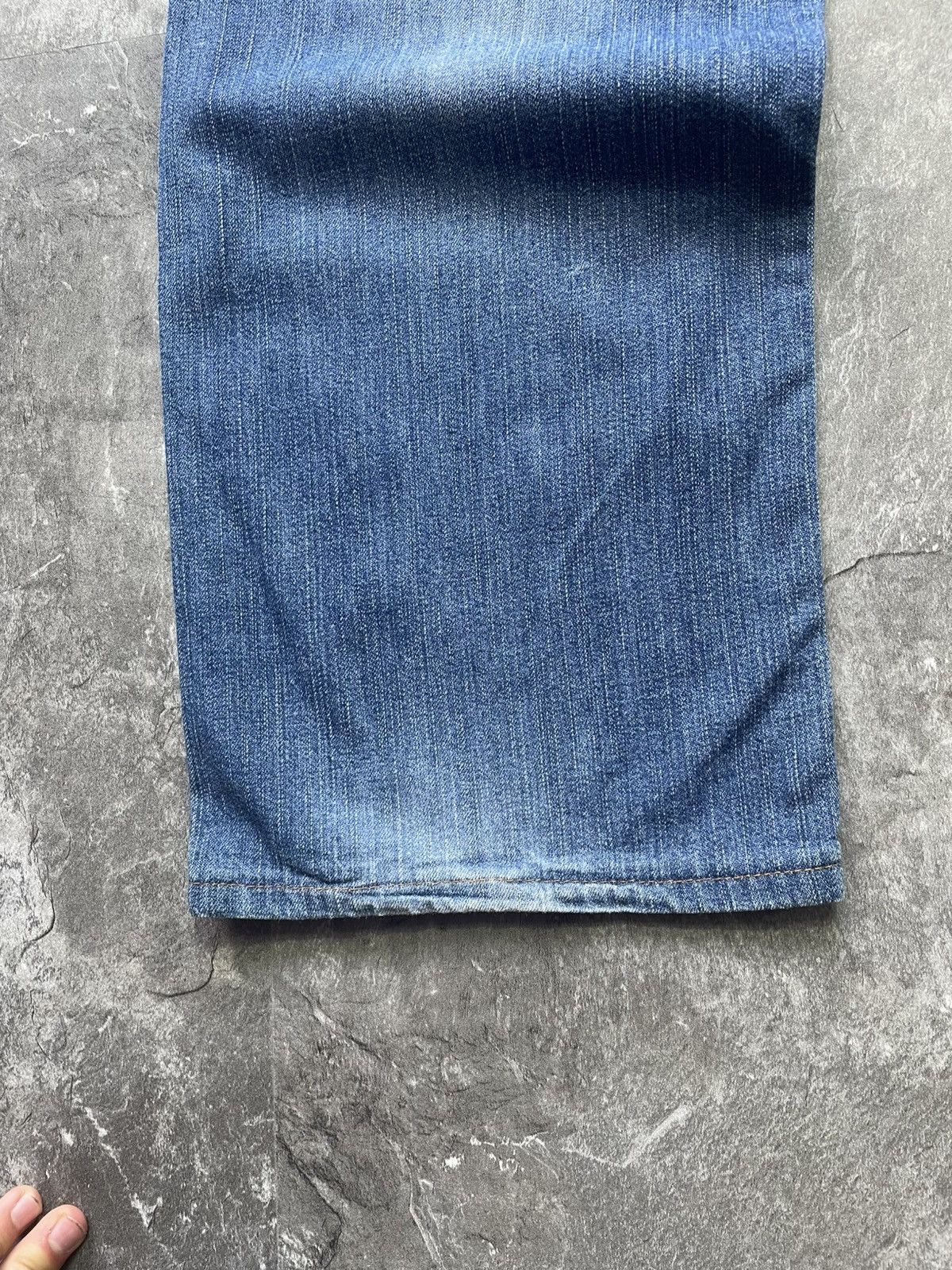 Stone Island Vintage Stone Island Denim Jeans Baggy 90s Y2K Patch Logo Size US 34 / EU 50 - 7 Thumbnail