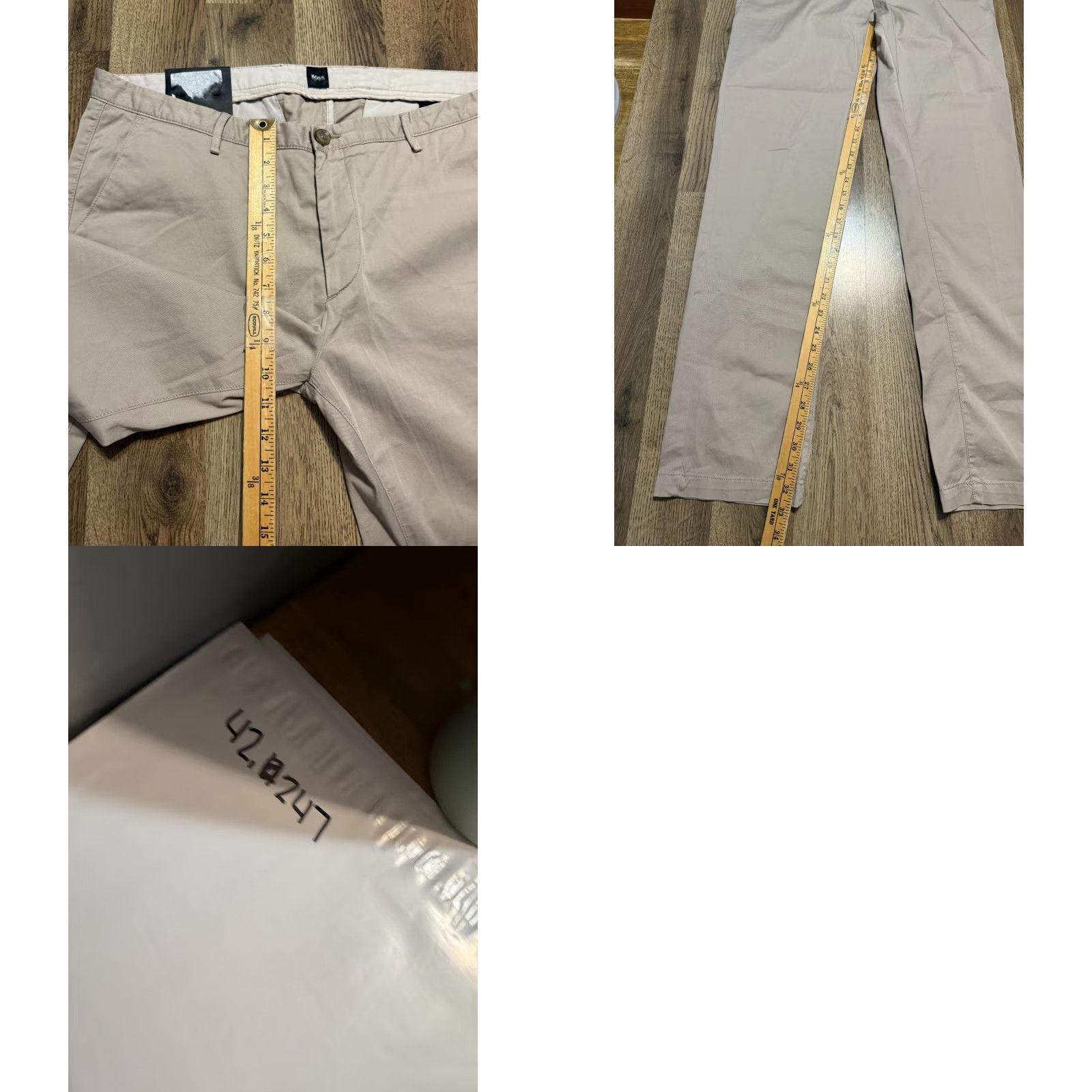 Vintage VINTAGE? No. Hugo Boss Pants Mens Size 38R Brown Trousers Stretch Slim Fit Straight Leg Size US 38 / EU 54 - 9 Thumbnail