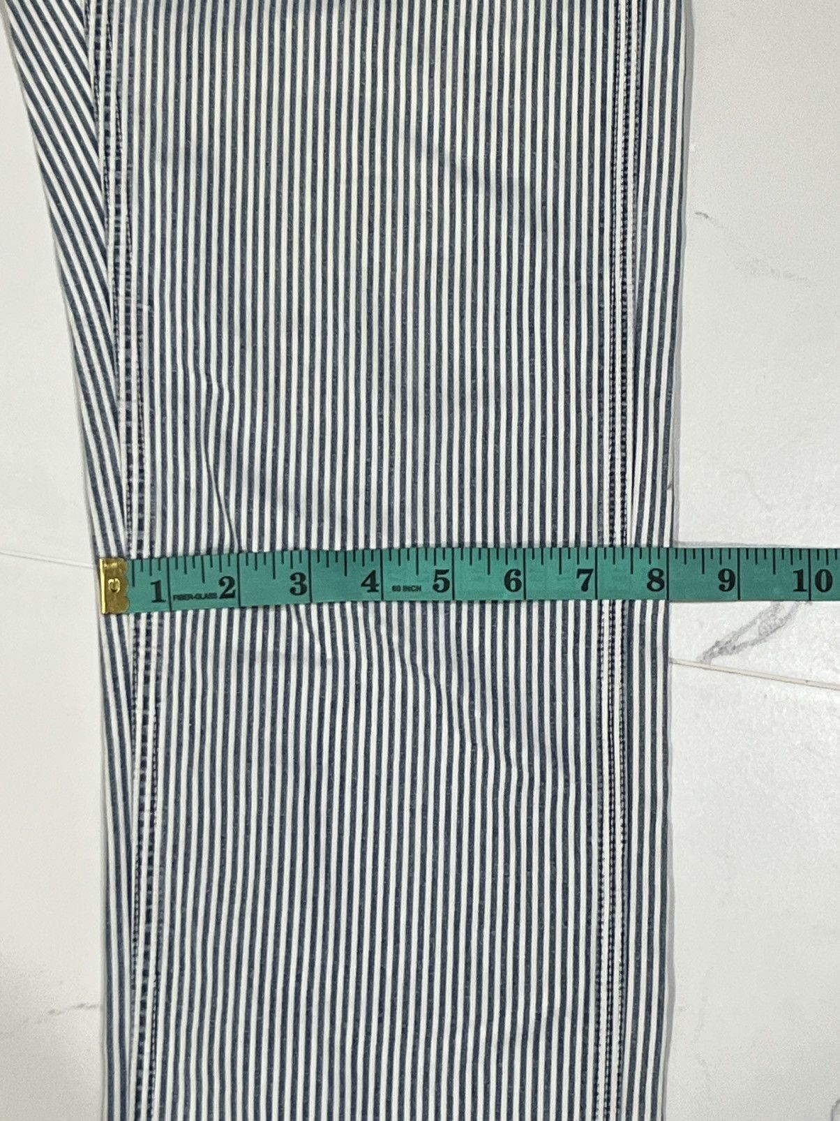 Blue Blue Japan Vintage Blue Blue Japan Hickory Striped Slim Work Pants Size US 31 - 23 Thumbnail
