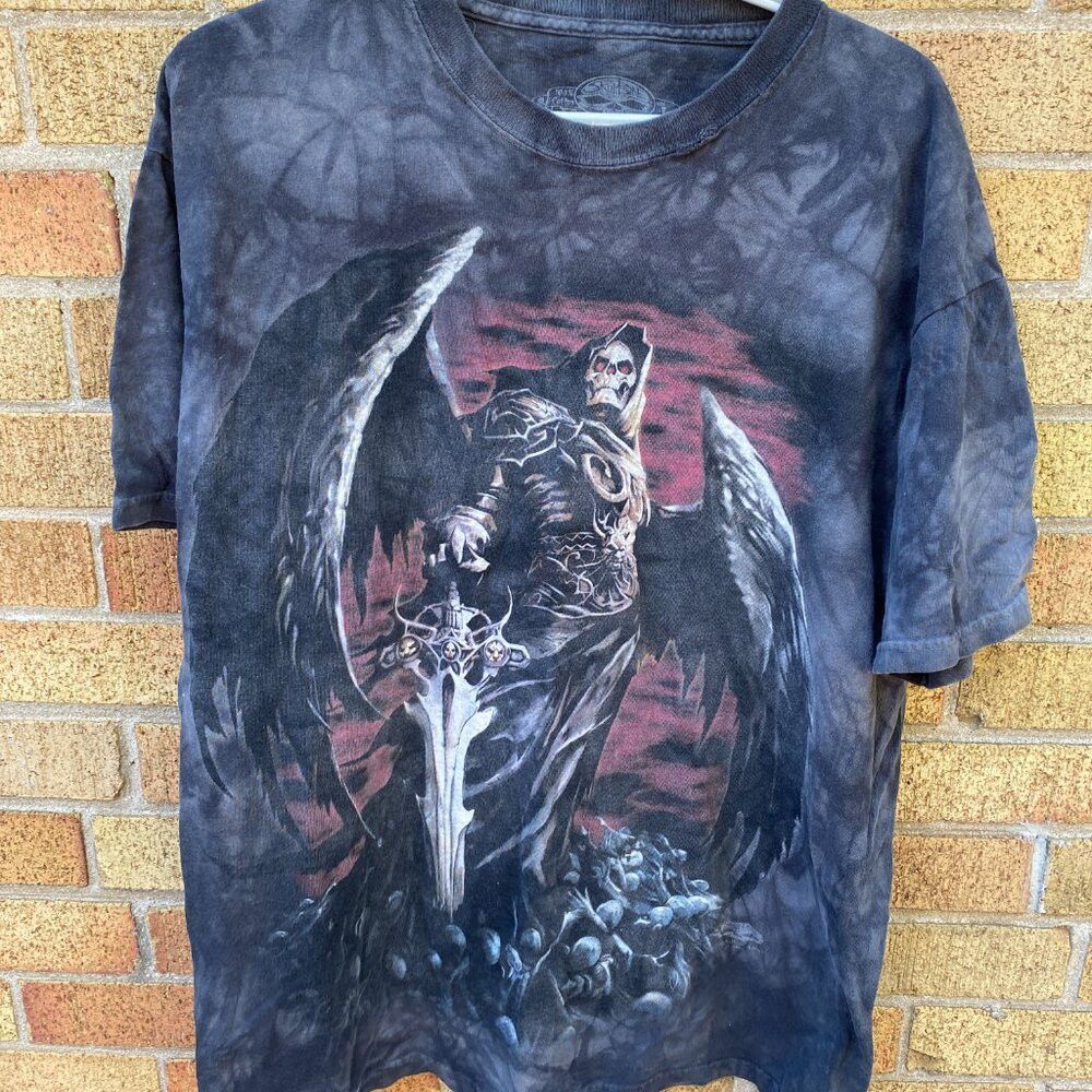 Vintage Vintage 2005 Skullbone 'Death Reaper Graphic T Shirt Large Size US L / EU 52-54 / 3 - 5 Thumbnail