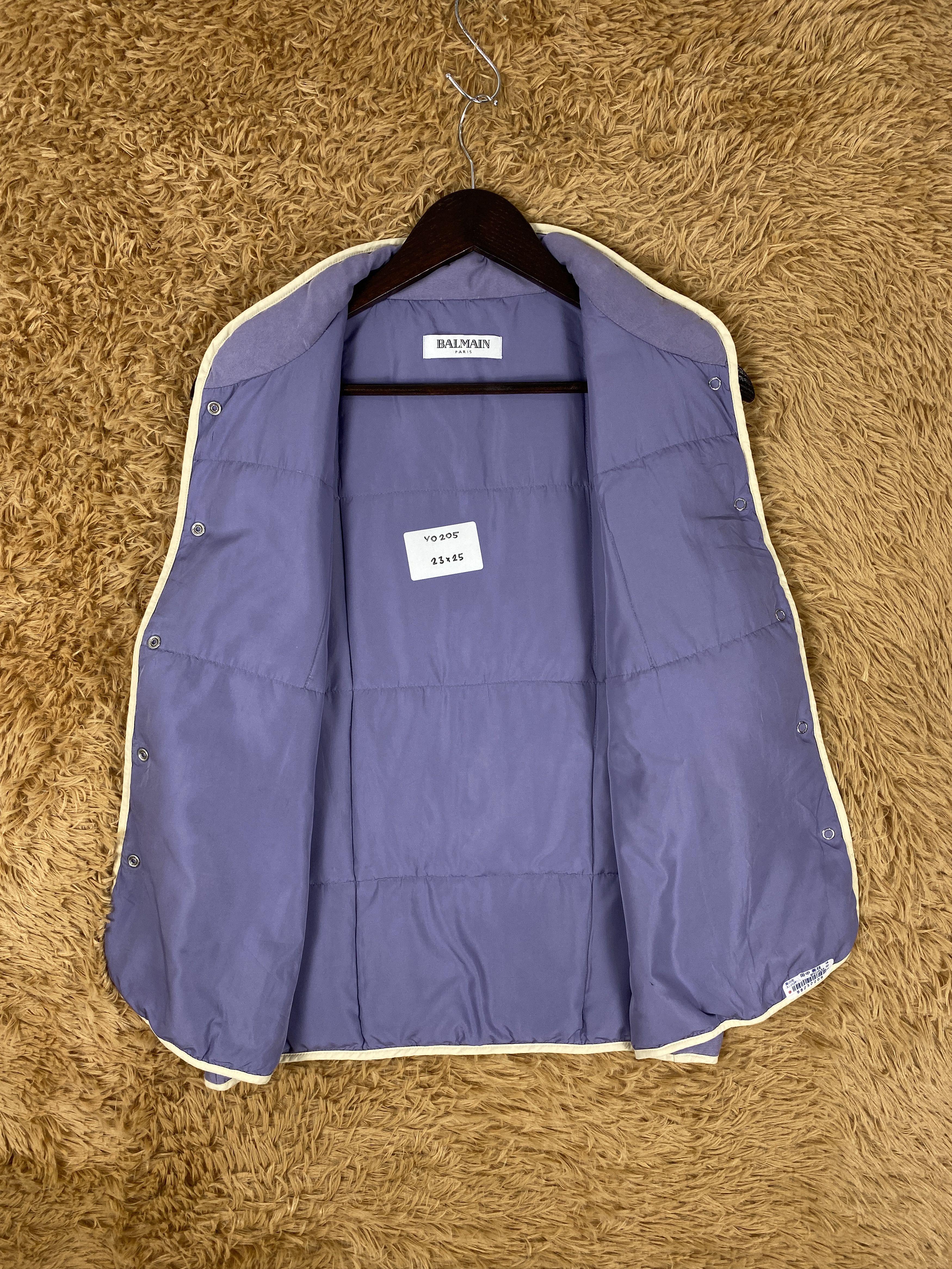 Balmain × Vintage Vintage Balmain Puffer Vest V0205 Size US S / EU 44-46 / 1 - 5 Thumbnail
