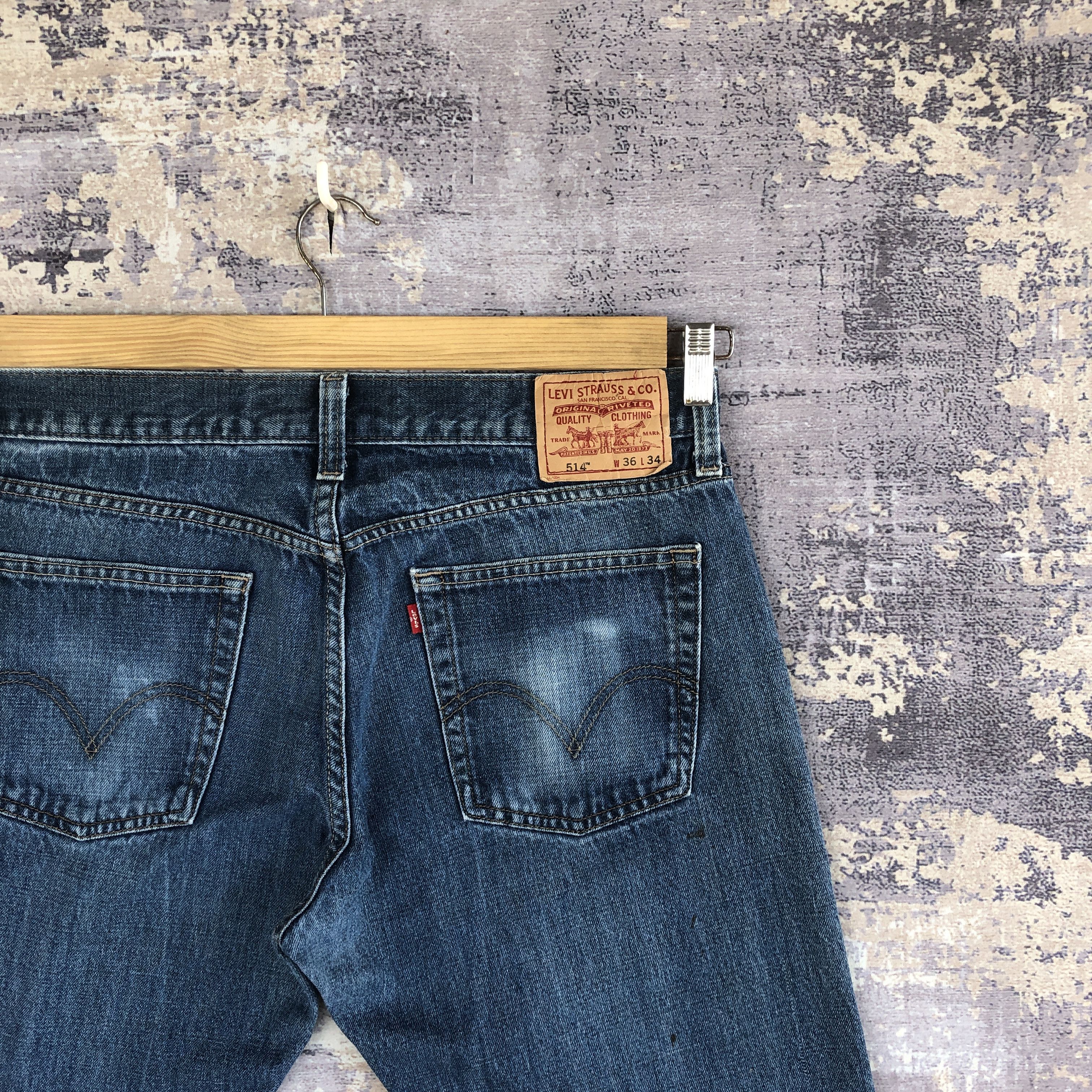 Levi's Vintage Levis Jeans Distressed Levi's 514 Faded Denim Size US 34 / EU 50 - 5 Thumbnail