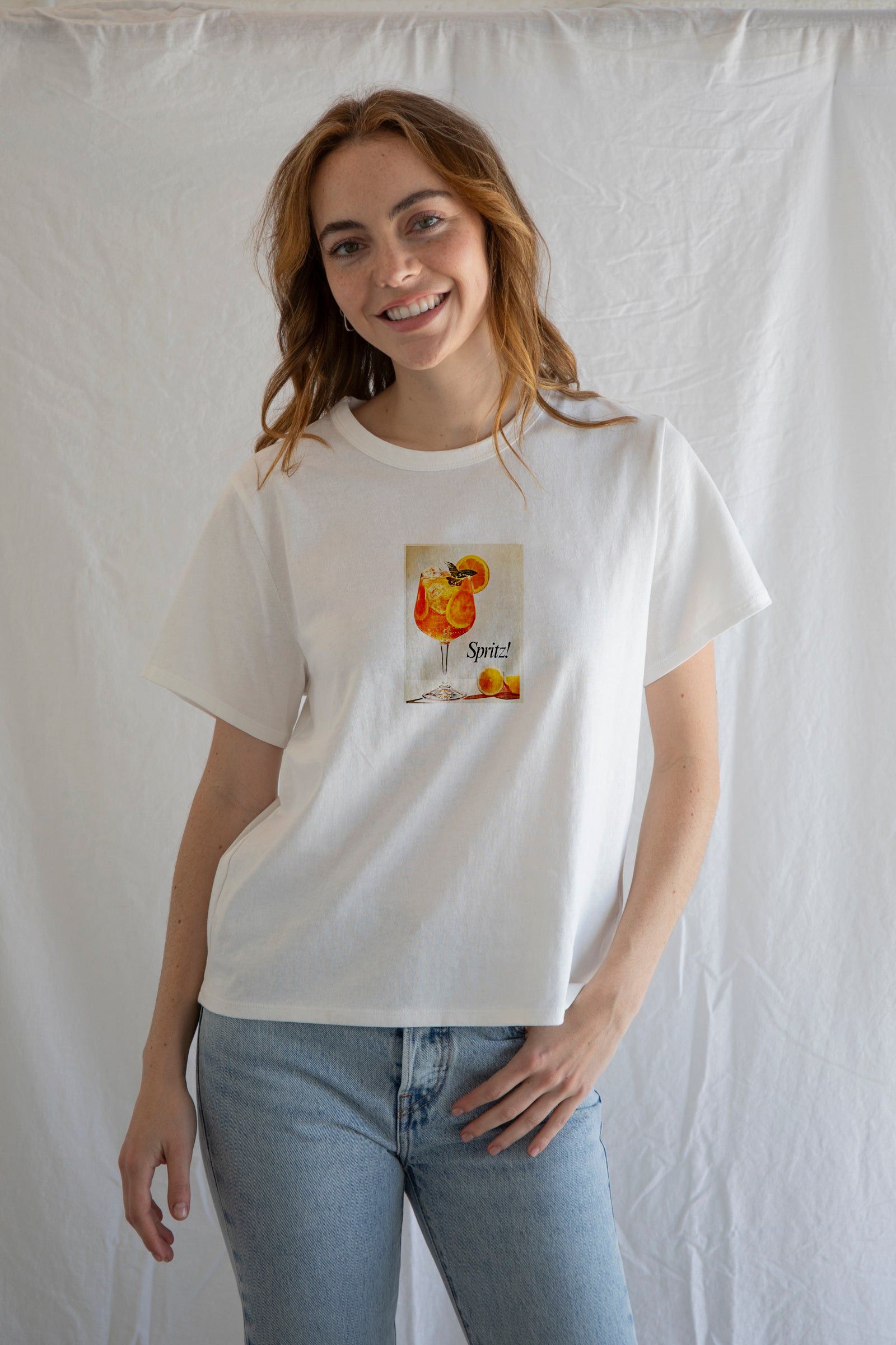 Vintage Spritz Poster Tee – Pour On the Personality Size M / US 6-8 / IT 42-44 - 1 Thumbnail