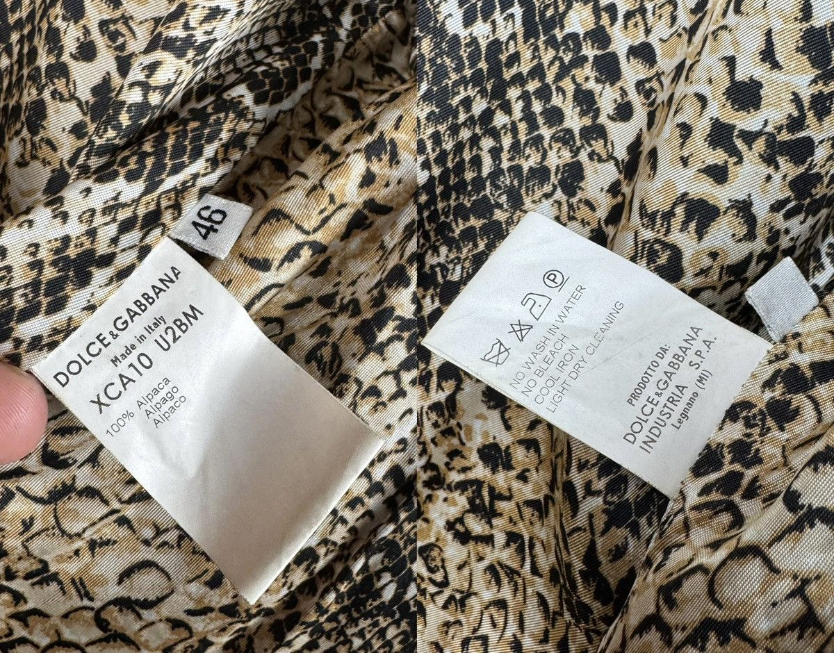 Dolce & Gabbana Archive Dolce & Gabbana Long Alpaca Wool Coat Made in Italy Size L / US 10 / IT 46 - 3 Thumbnail