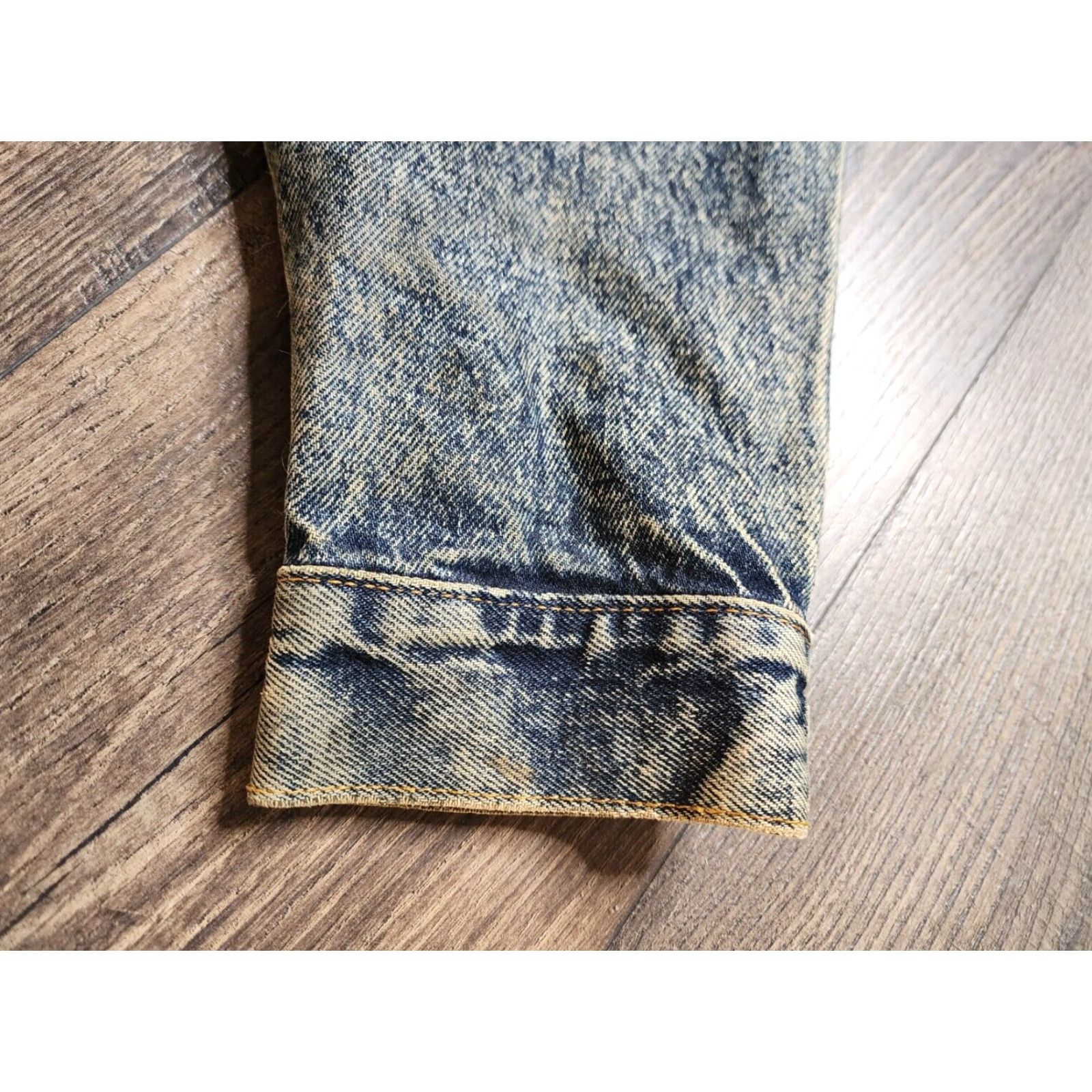Levi's VINTAGE Levi's Denim Trucker Jacket XL Blue Mens Size US XL / EU 56 / 4 - 6 Thumbnail