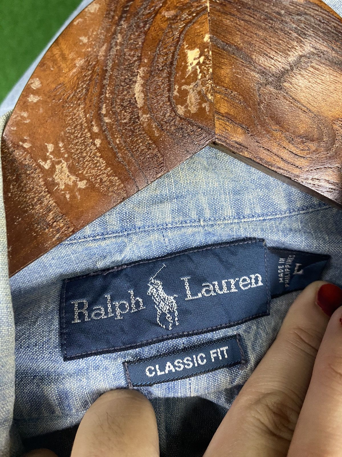Polo Ralph Lauren × Ralph Lauren × Vintage Vintage Ralph Lauren button up denim Size US L / EU 52-54 / 3 - 11 Thumbnail