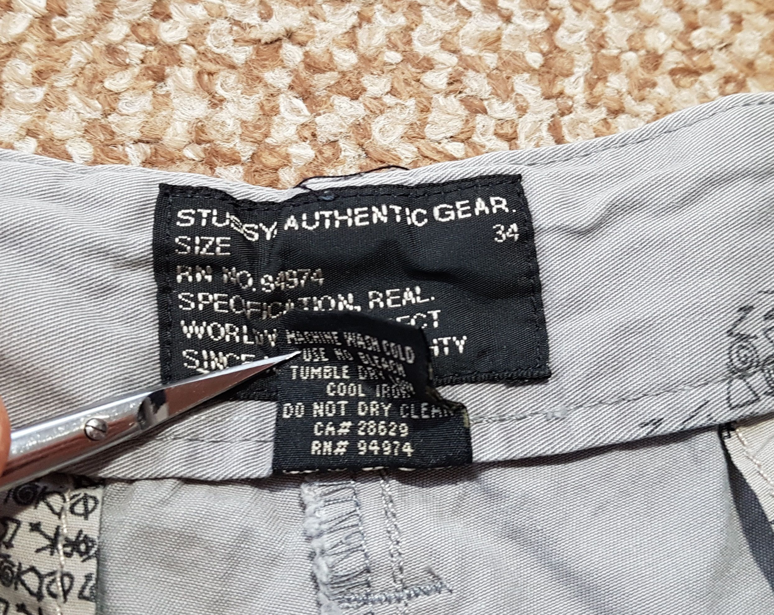 Stussy Stussy Vintage Y2K Spellout Camouflage AOP Military Shorts Size US 34 / EU 50 - 9 Thumbnail