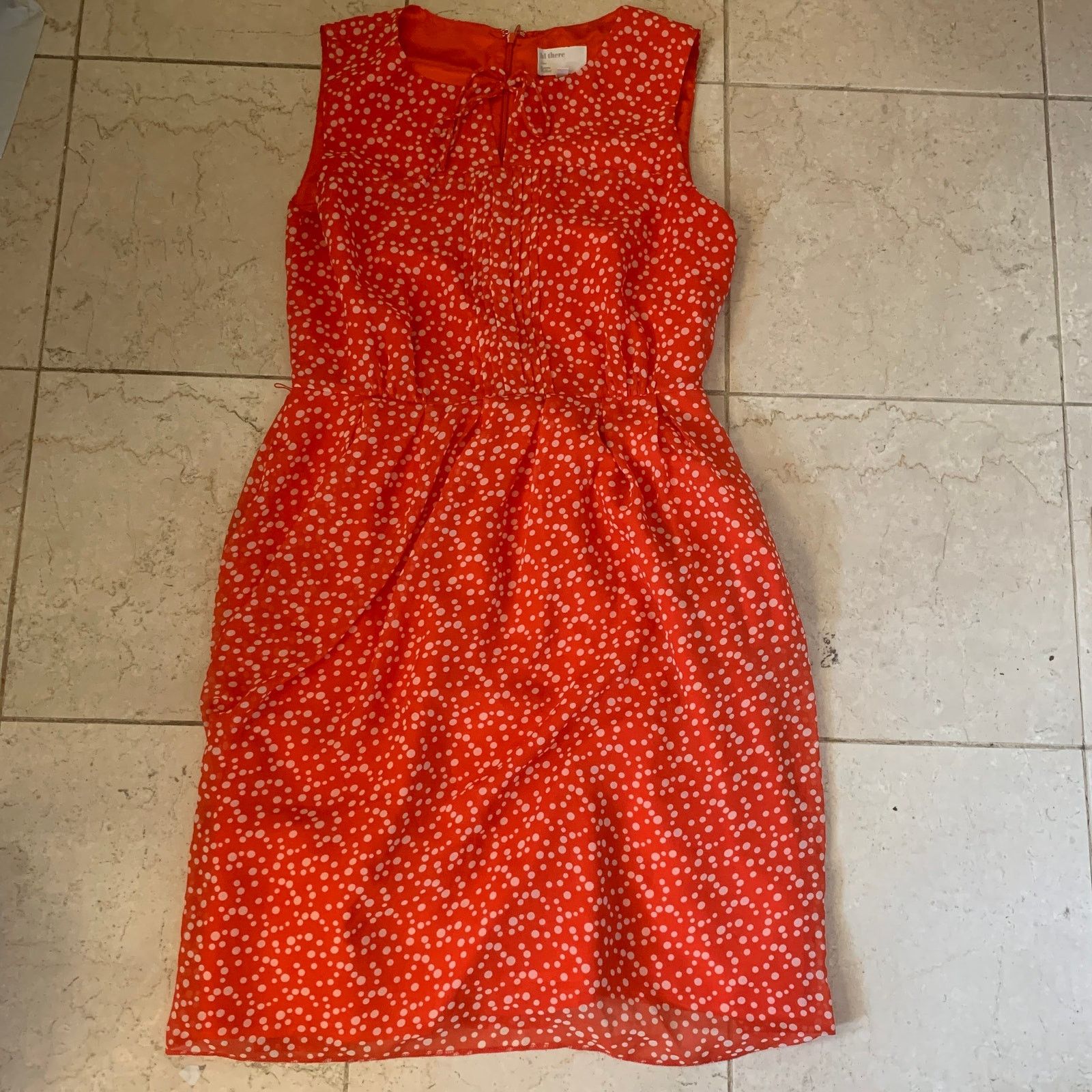 Anthropologie Anthropologie Hi There Karen Walker 6 Dress Red Polka Dot Size M / US 6-8 / IT 42-44 - 4 Thumbnail