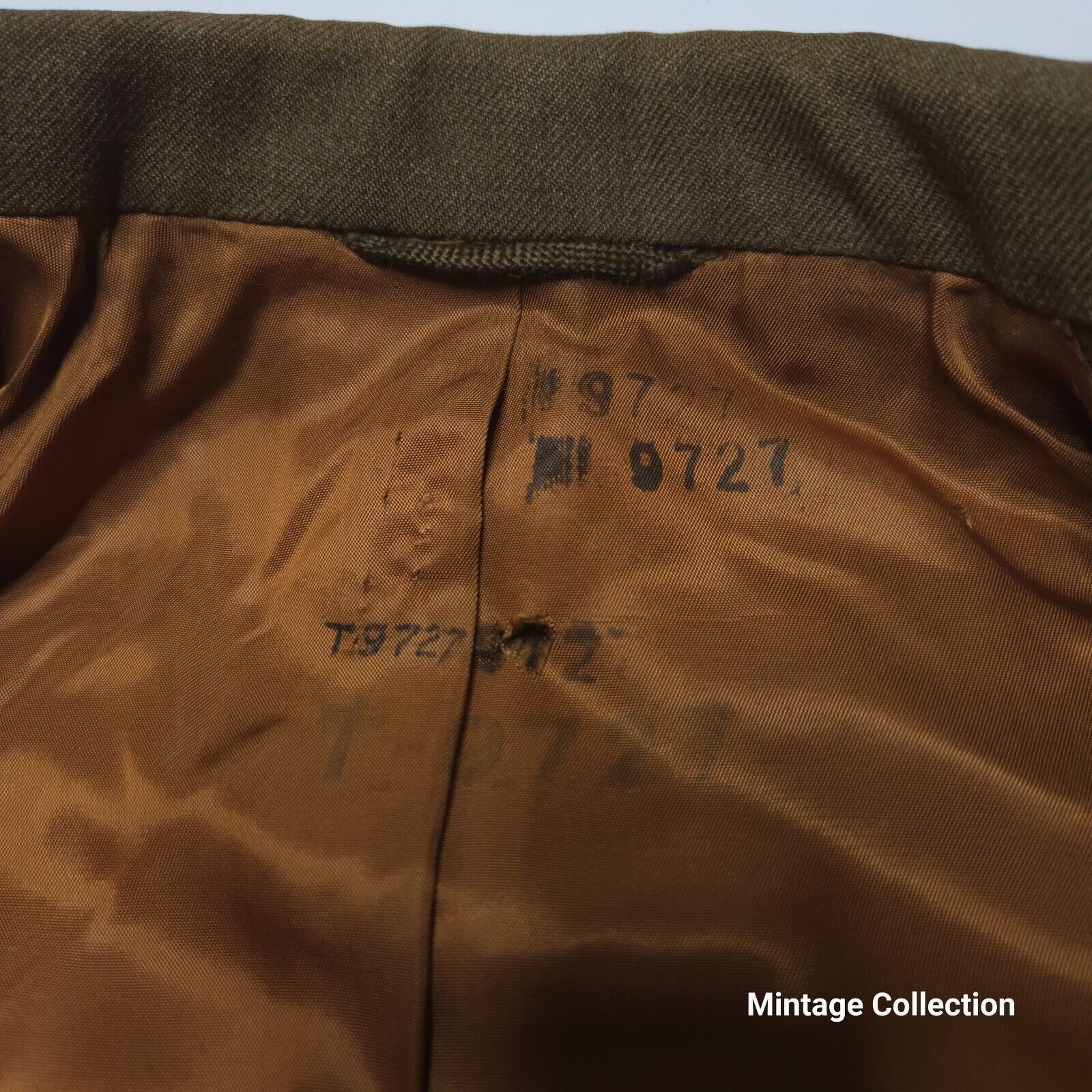 Other VINTAGE 6TH ARMY OFFICER'S WOOL JACKET MASTER SERGEANT Size US XS / EU 42 / 0 - 8 Thumbnail