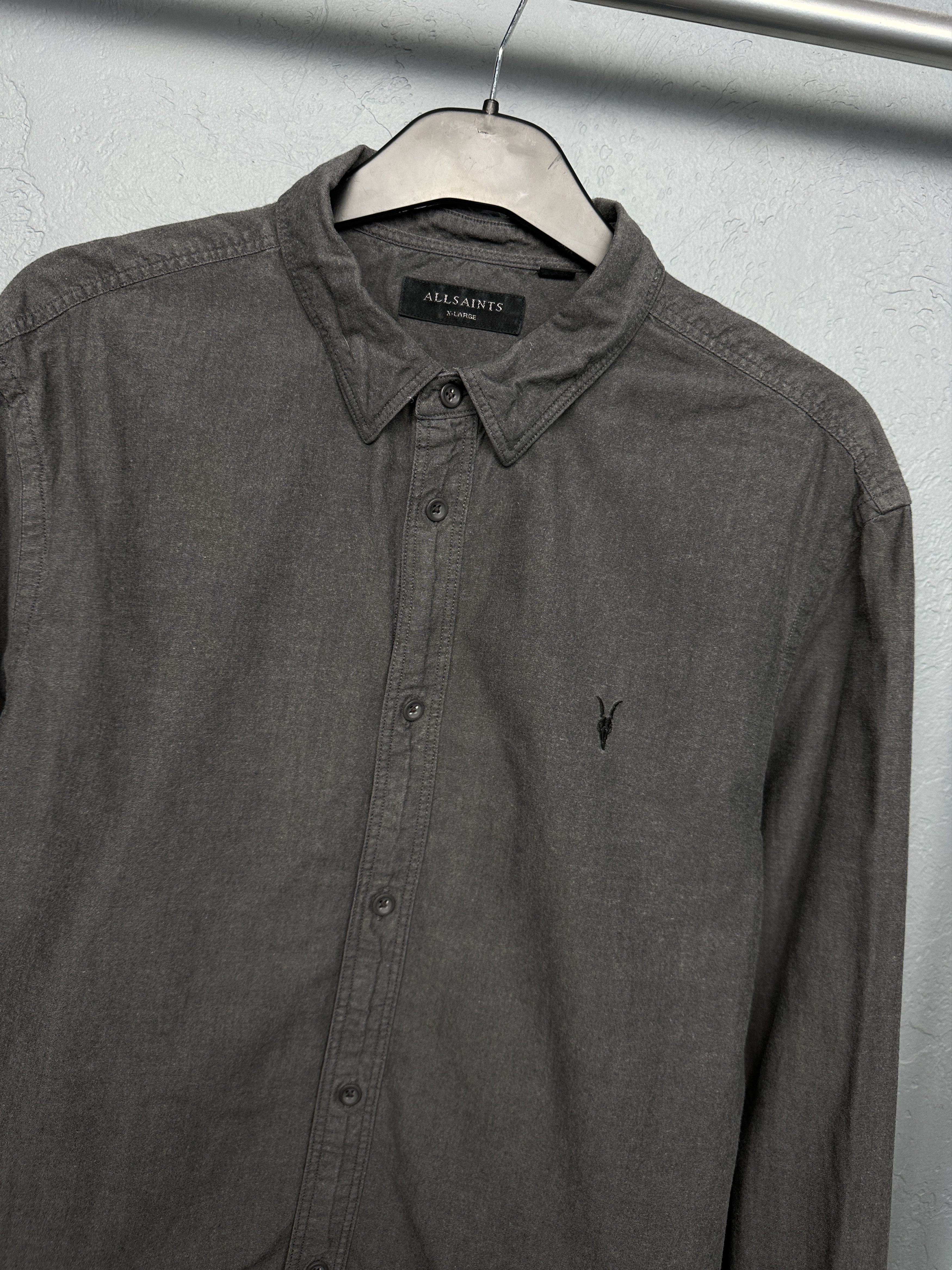Allsaints Allsaints Mens Sulzer Long Sleeve Shirt Size US XL / EU 56 / 4 - 2 Thumbnail