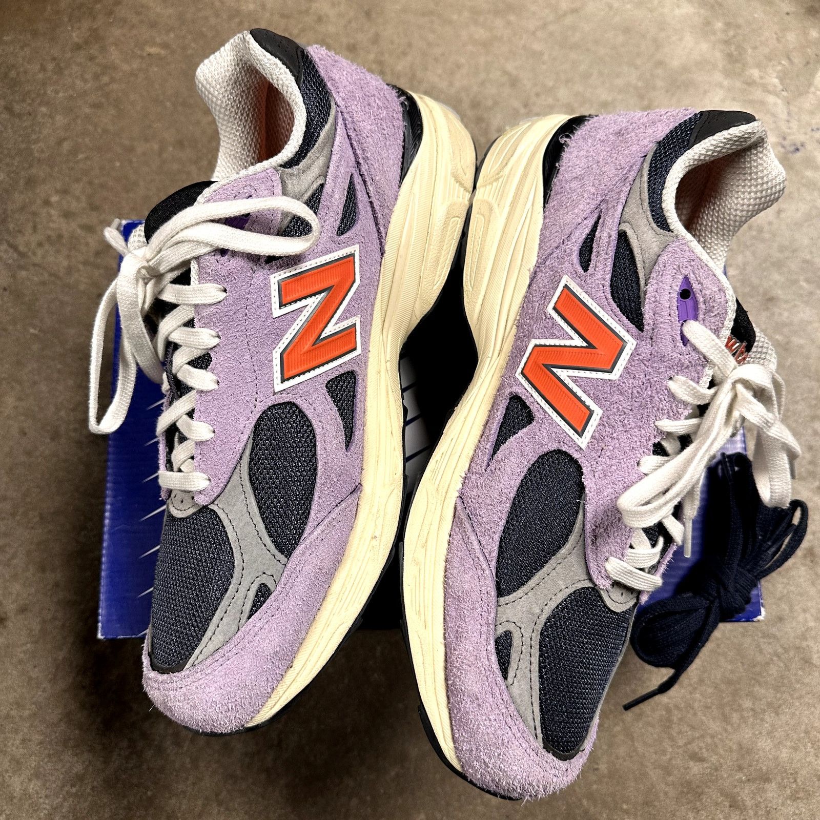 New Balance Teddy Santis New Balance 990v3 "Amethyst" Size US 11.5 / EU 44-45 - 2 Thumbnail