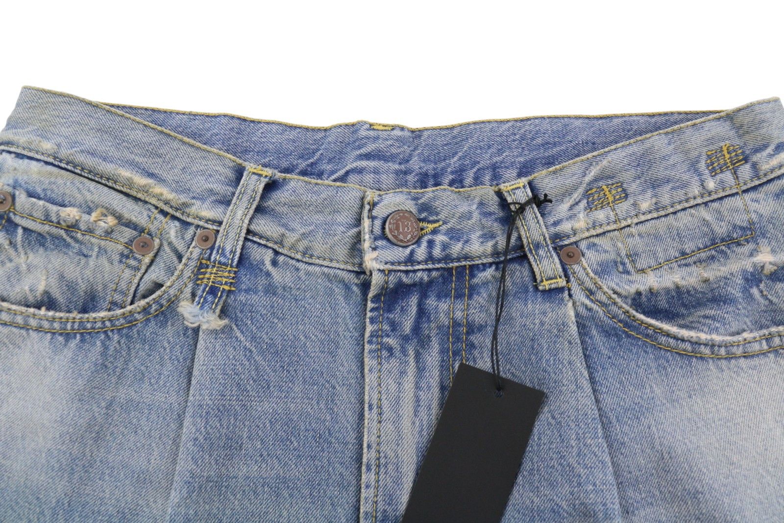 R13 WAYNE ARTICULATED KNEE 32 Merrin Blue PF25 Relaxed 86654 Size 32" / US 10 / IT 46 - 12 Thumbnail