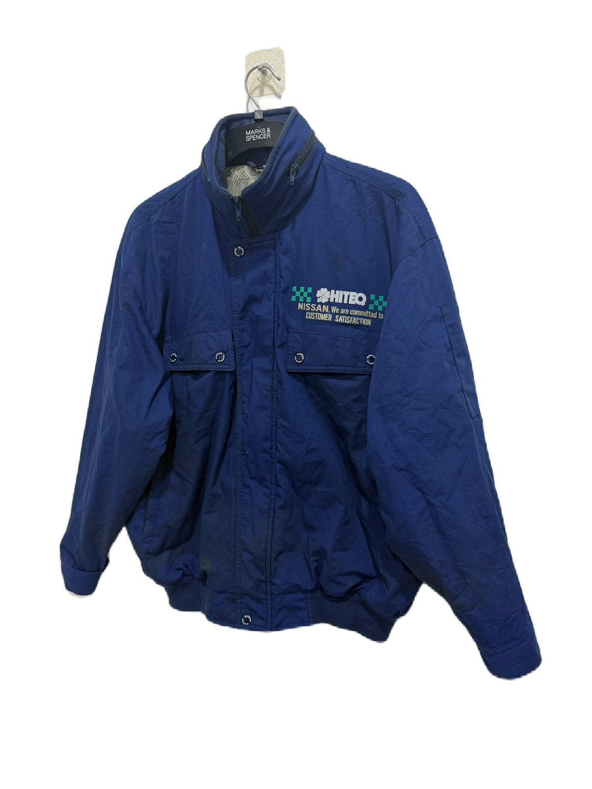 Nissan Japanese Brand Vintage Nissan Racing Crew Bomber NISMO Size US M / EU 48-50 / 2 - 3 Thumbnail