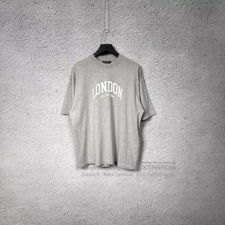 Balenciaga Balenciaga Logo Letter Print Crewneck Short Sleeve T-Shirt Size US M / EU 48-50 / 2 - 1 Thumbnail