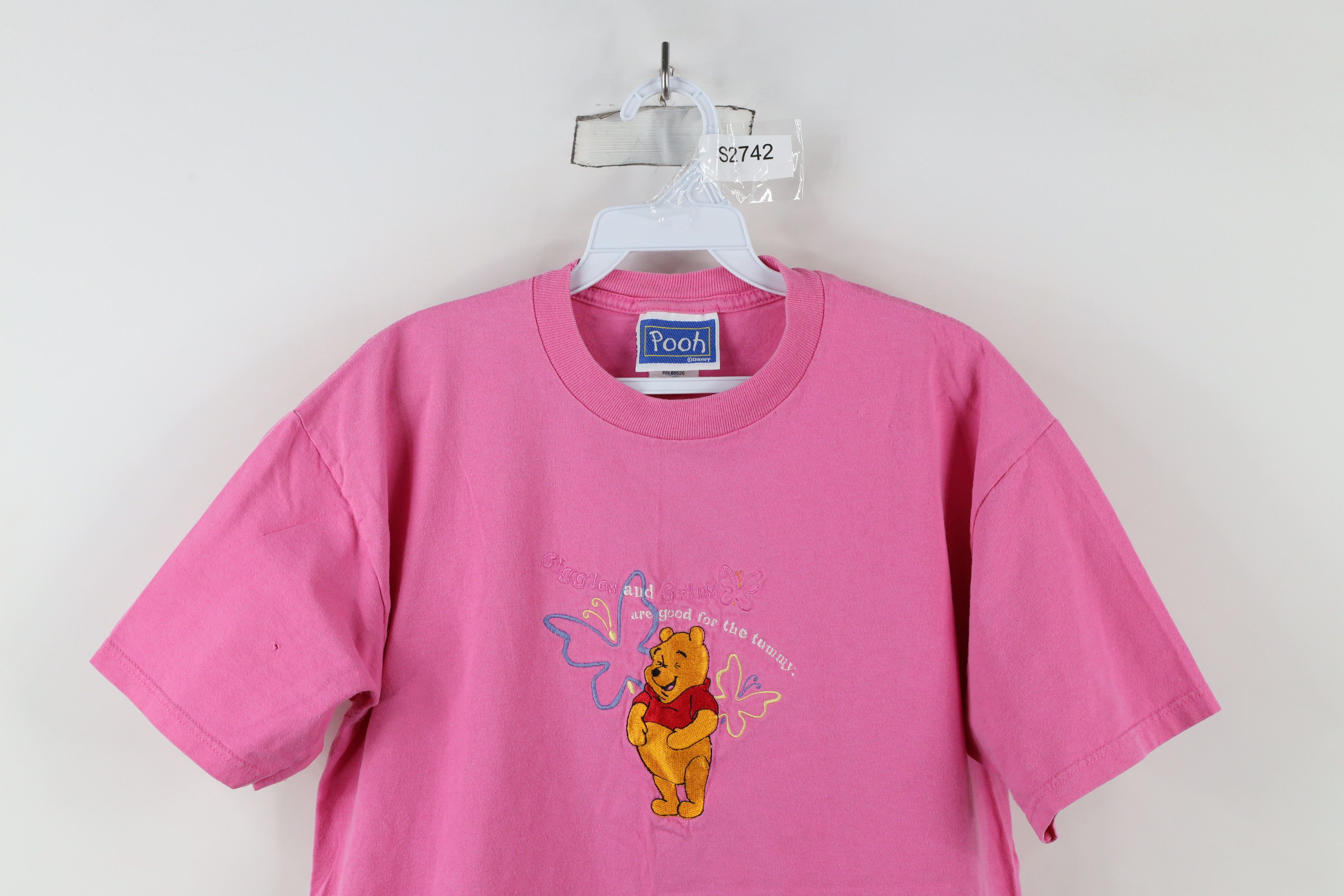 Disney × Vintage Vintage 90s Disney Winnie the Pooh Butterfly T-Shirt USA Size M / US 6-8 / IT 42-44 - 2 Thumbnail