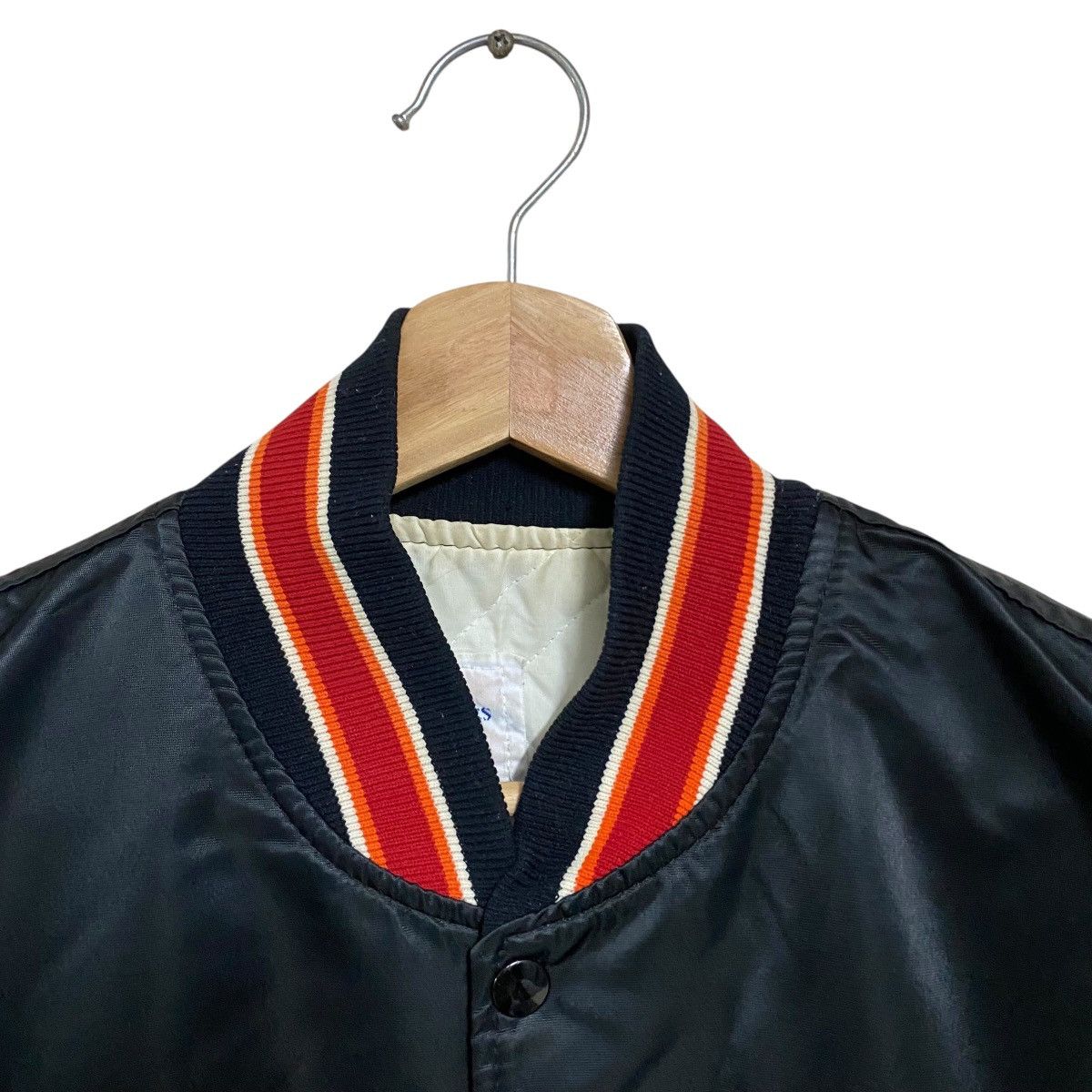 NBA Vintage 80s Miami Heat Sateen Bomber Jacket Starter Size US L / EU 52-54 / 3 - 9 Thumbnail