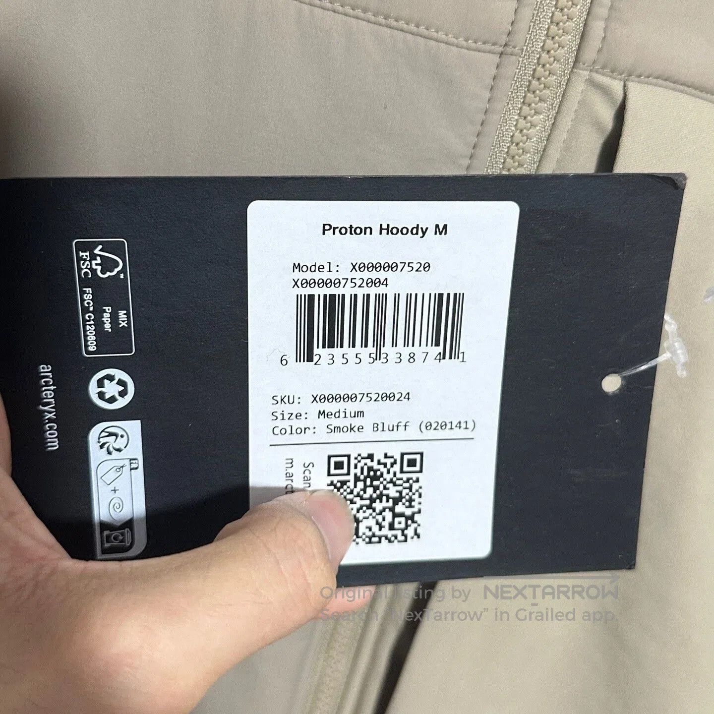 Arc'teryx arcteryx proton hoody men's hooded jacket. Size US M / EU 48-50 / 2 - 3 Thumbnail