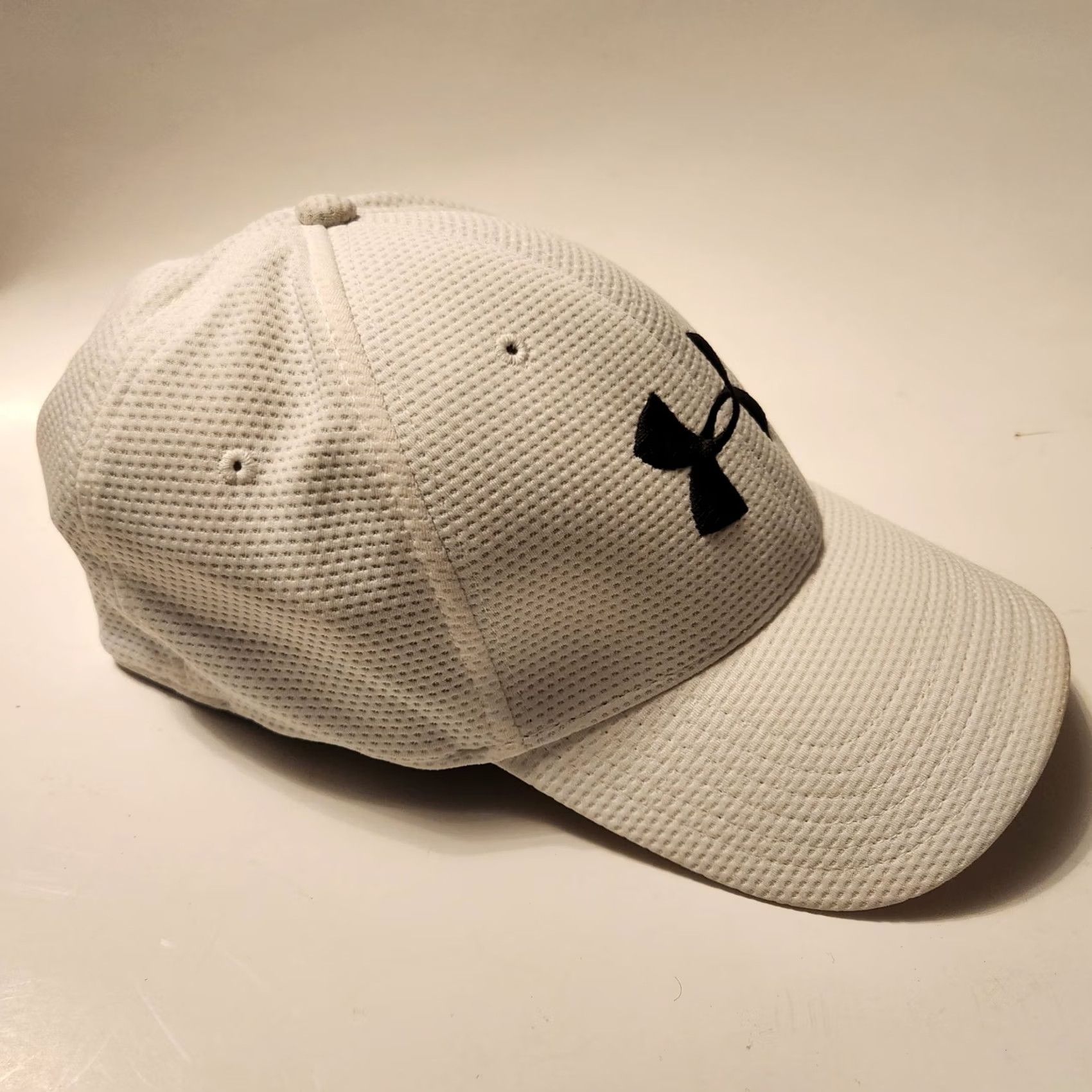 Under Armour Under Armour Hat Cap Flex Fit White Large XL Fitted Embroidered Performance Mens Golf Hat Size ONE SIZE - 4 Thumbnail