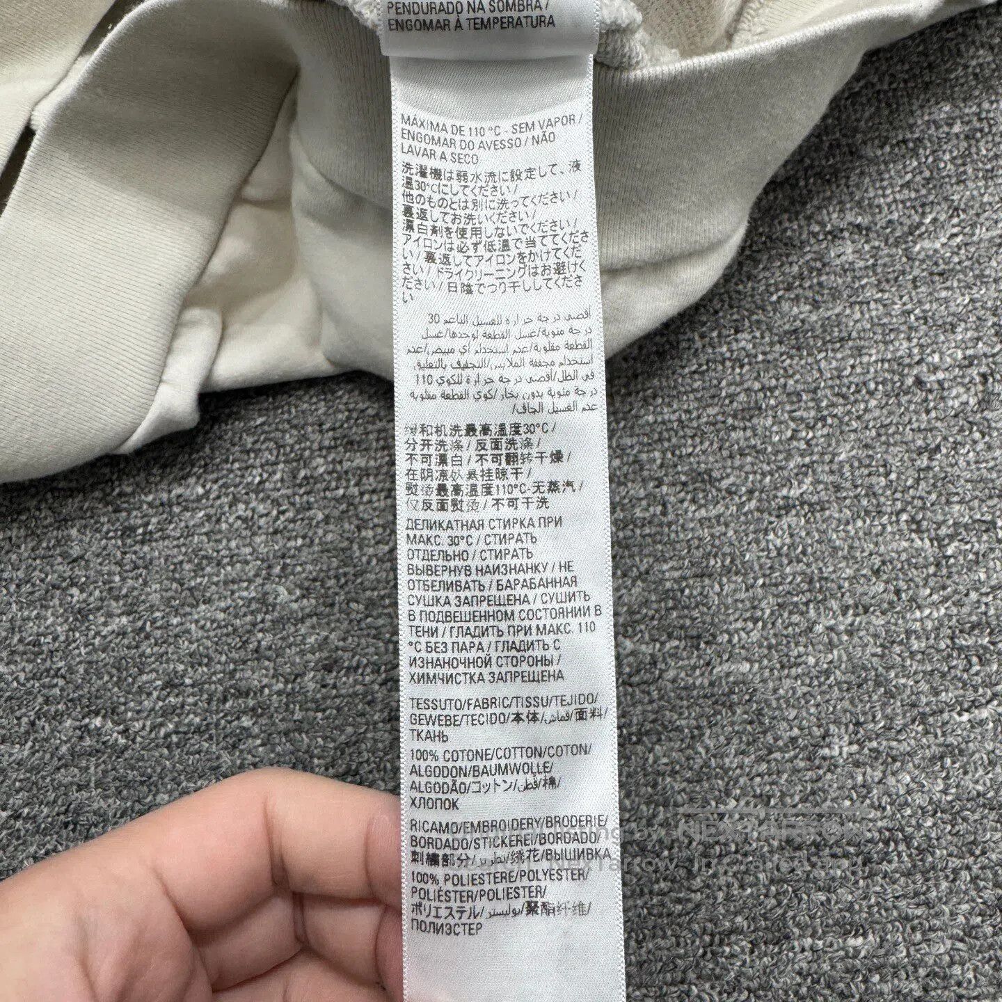 Balenciaga Balenciaga 3XL embroidered hooded hoodie| Size US M / EU 48-50 / 2 - 4 Thumbnail