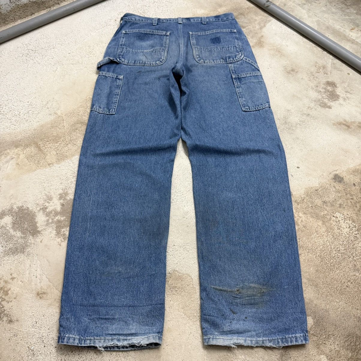 Carhartt Carhatt Distressed Used Carpenter Pants Size US 32 / EU 48 - 2 Thumbnail