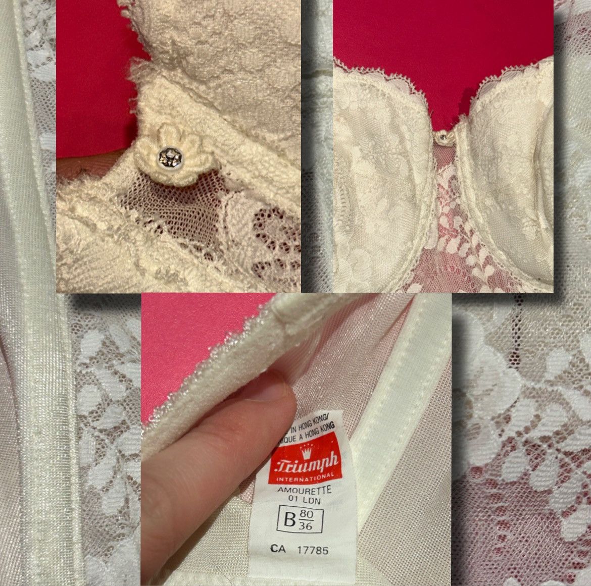 Other × Vintage Cute Vintage TRIUMPH int. Bustier Corset Top Size M / US 6-8 / IT 42-44 - 3 Thumbnail