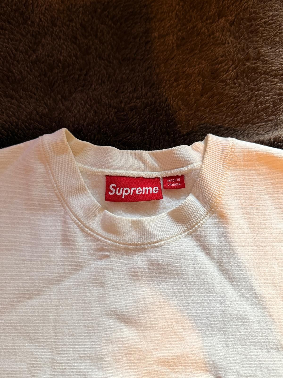 Supreme Supreme 2003 Box Logo Crewneck White / Red Medium Size US M / EU 48-50 / 2 - 5 Thumbnail