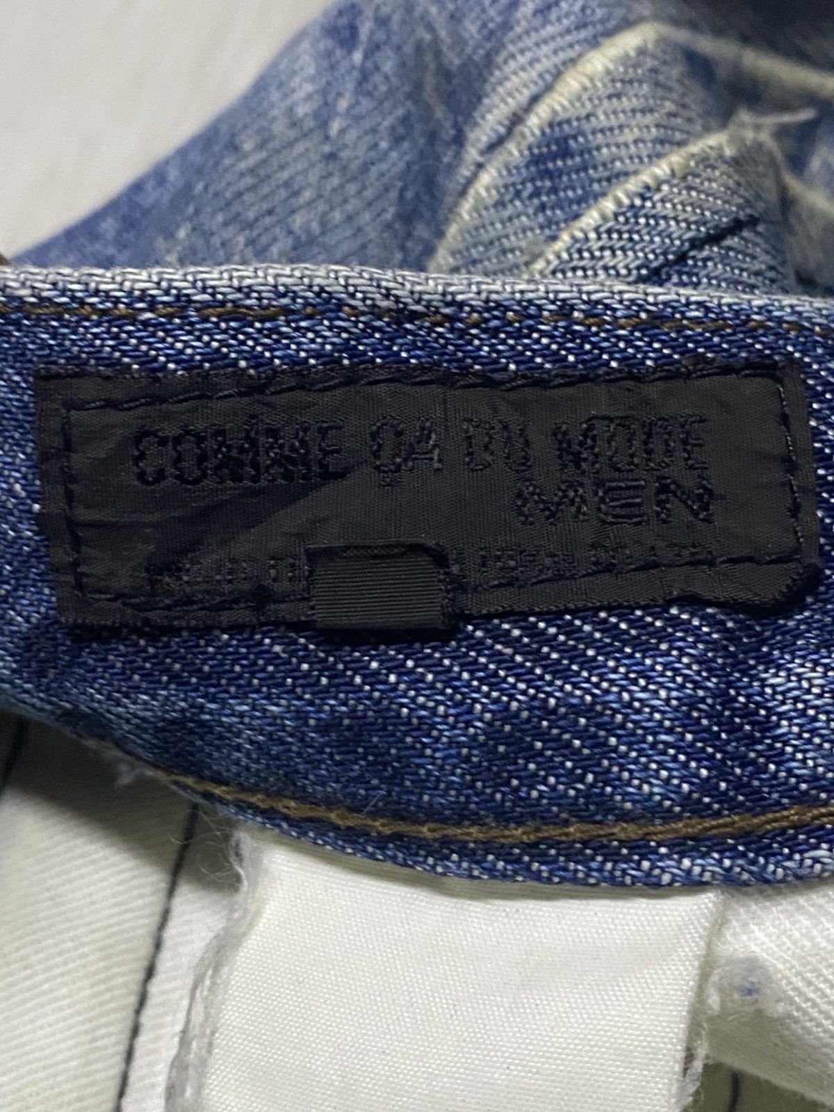 Comme des Garcons Comme Ca du Mode Men Grunge Twist Leg Baggy Jeans Size US 29 - 15 Thumbnail