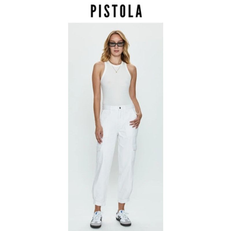 Pistola Pistola Josephine Ankle Barrel Leg Cargo Jeans 28 Size 28" / US 6 / IT 42 - 1 Thumbnail