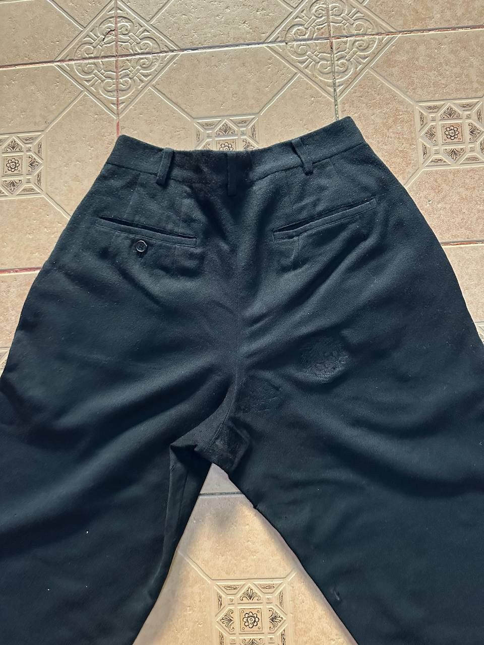Yohji Yamamoto Yohji Yamamoto Cropped 3q Pants Size US 30 / EU 46 - 13 Thumbnail