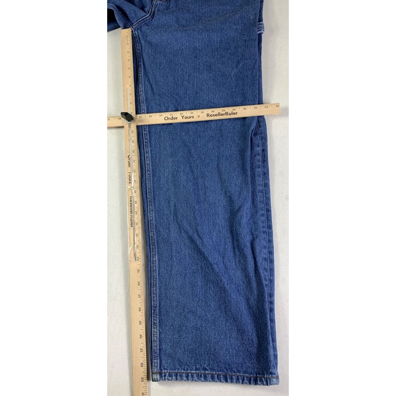 Denime VINTAGE idealism jeans og denim Mens XL Blue Baggy Skater 90s Grunge 36x33 Mens Jeans Size US 36 / EU 52 - 4 Thumbnail
